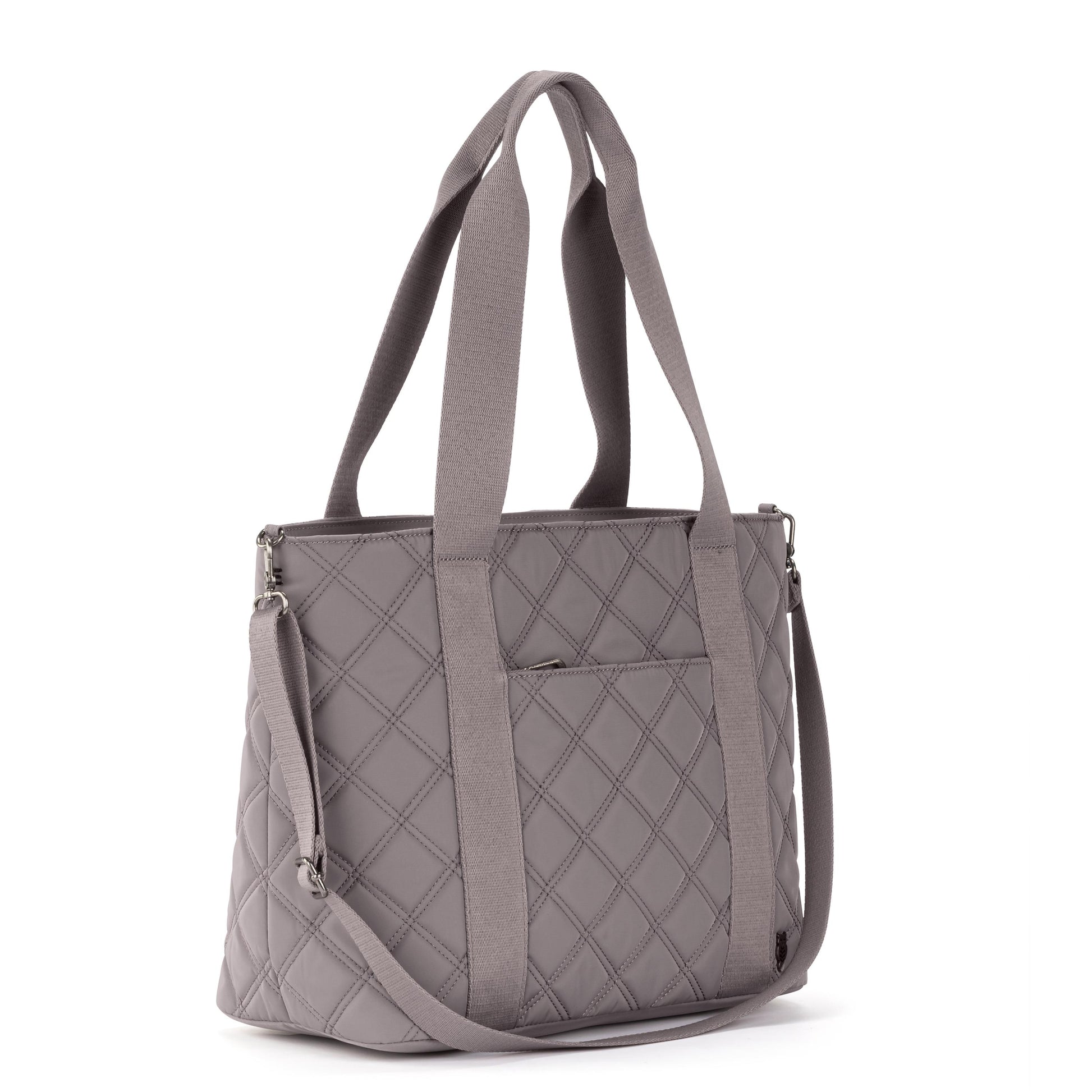 Sakroots Arlo Large Tote EcoTwill - Mushroom Diamond Quilted