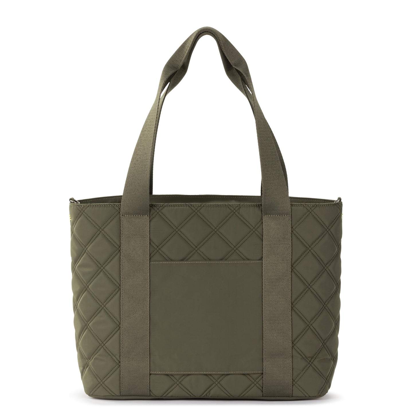 Sakroots Arlo Large Tote EcoTwill - Olive Diamond Quilted