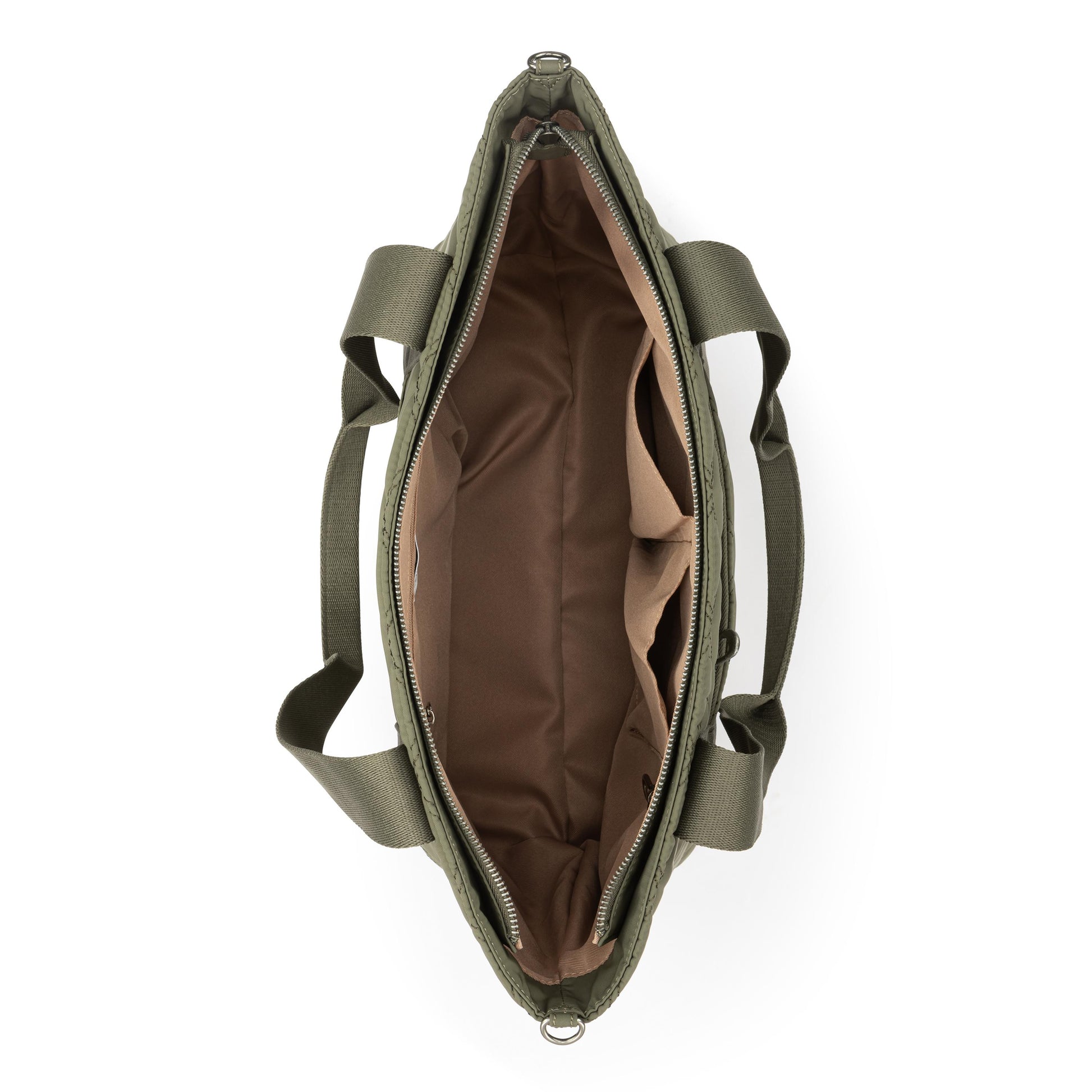 Sakroots Arlo Large Tote EcoTwill - Olive Diamond Quilted