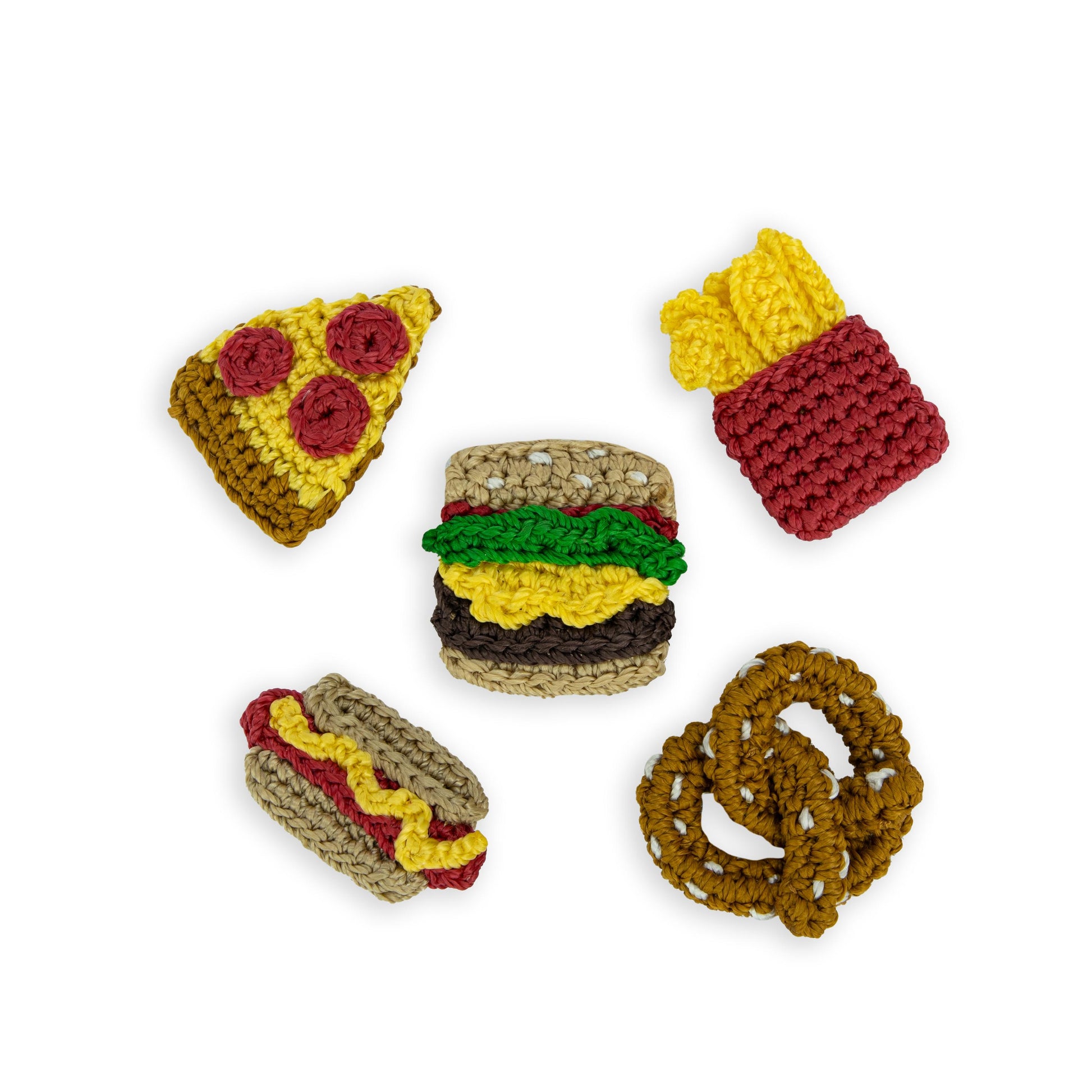 The Sak Yarnicharmz 5 Pack Crochet - |Fast Food|