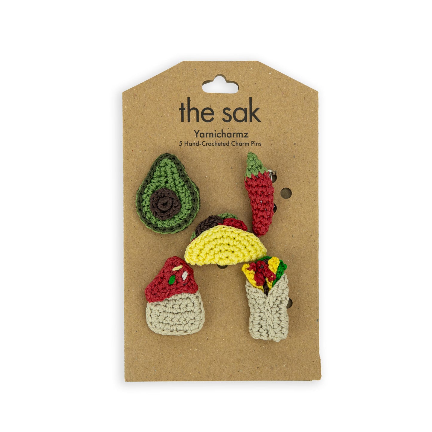 The Sak Yarnicharmz 5 Pack Crochet - |Mexican Food|