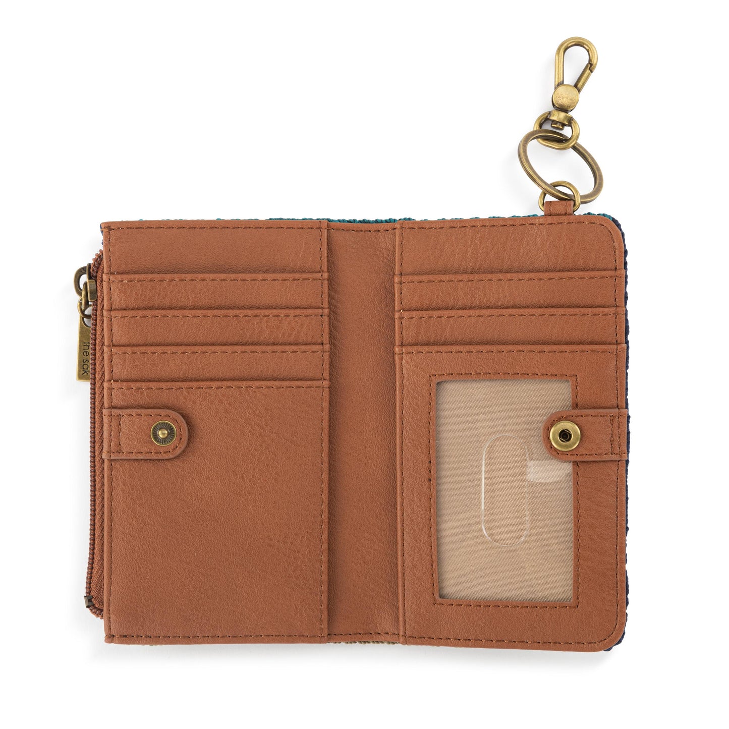 The Sak Encino Essential Wallet Crochet - Serape Stripe
