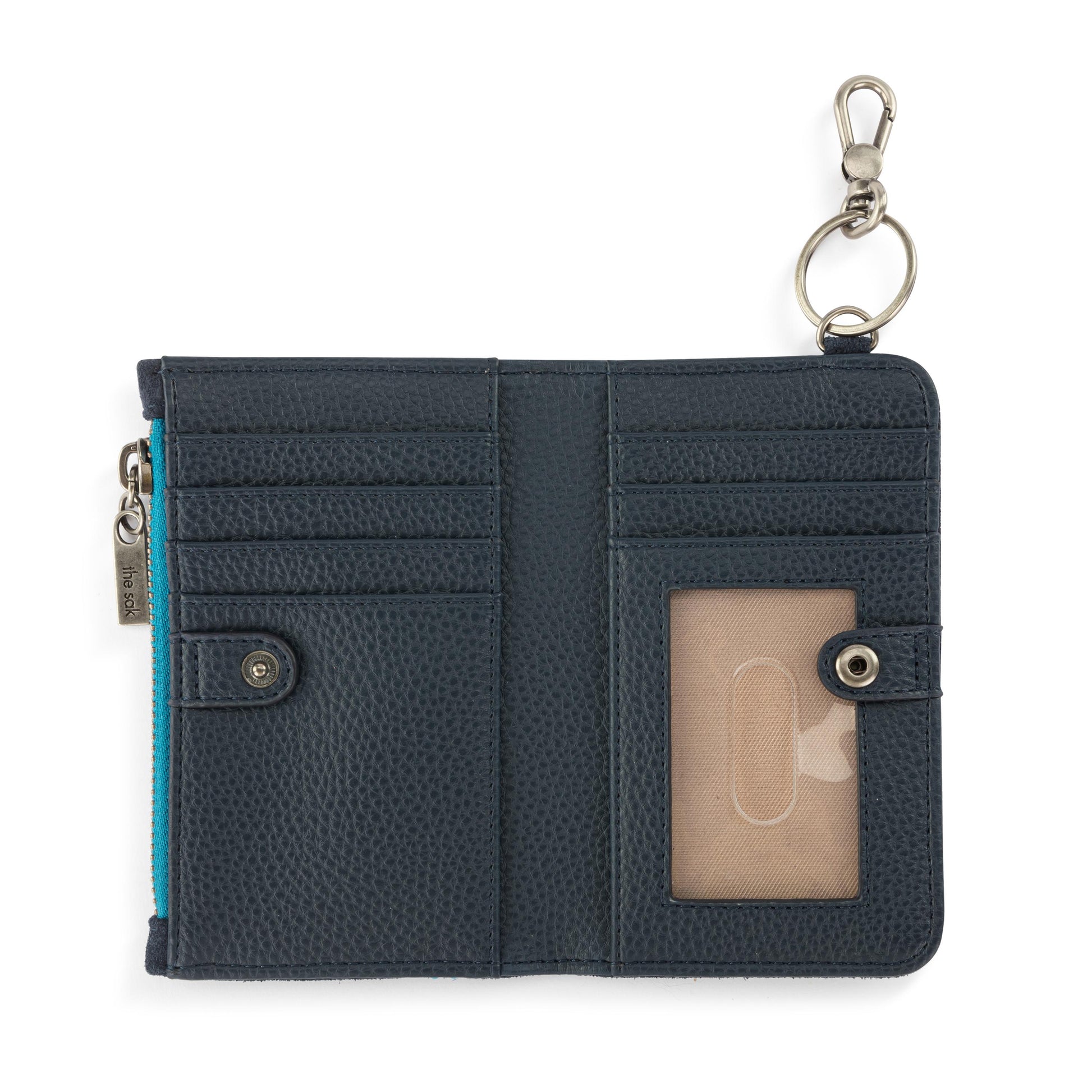 The Sak Encino Essential Wallet Leather - Indigo Suede