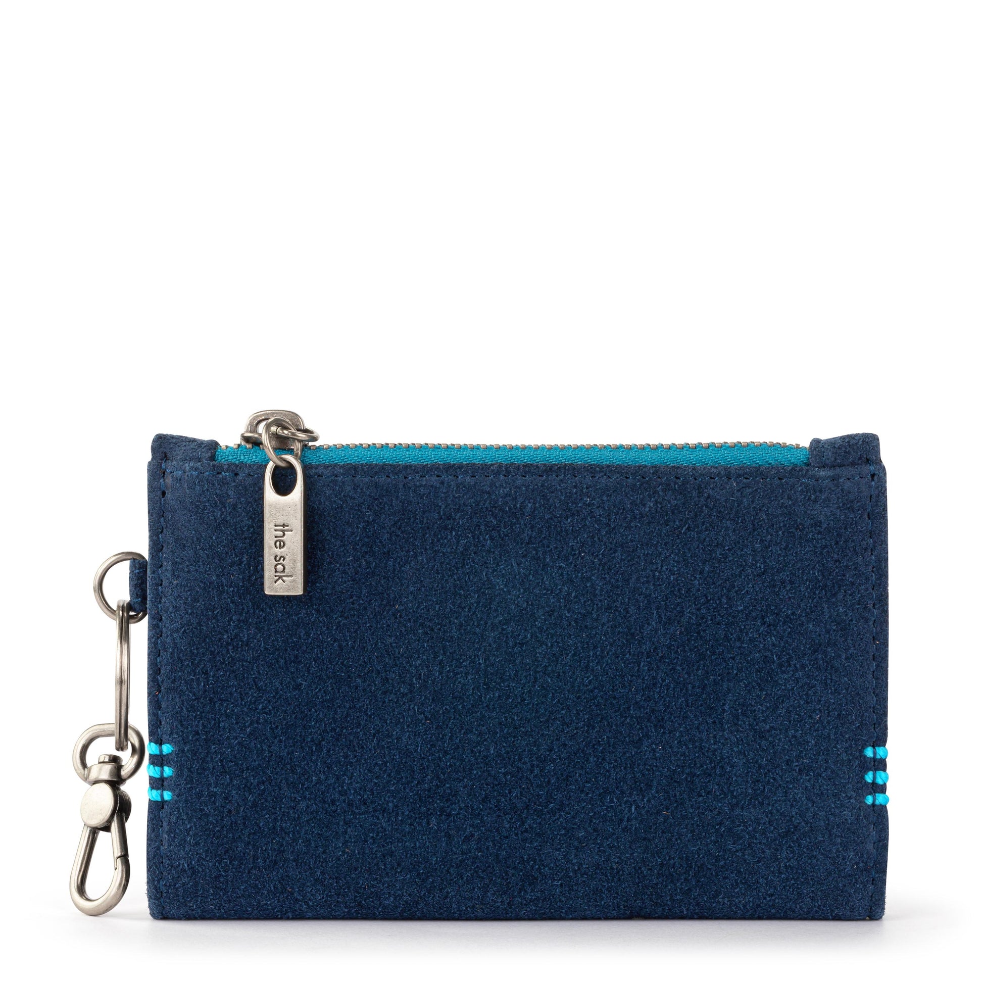 The Sak Encino Essential Wallet Leather - Indigo Suede