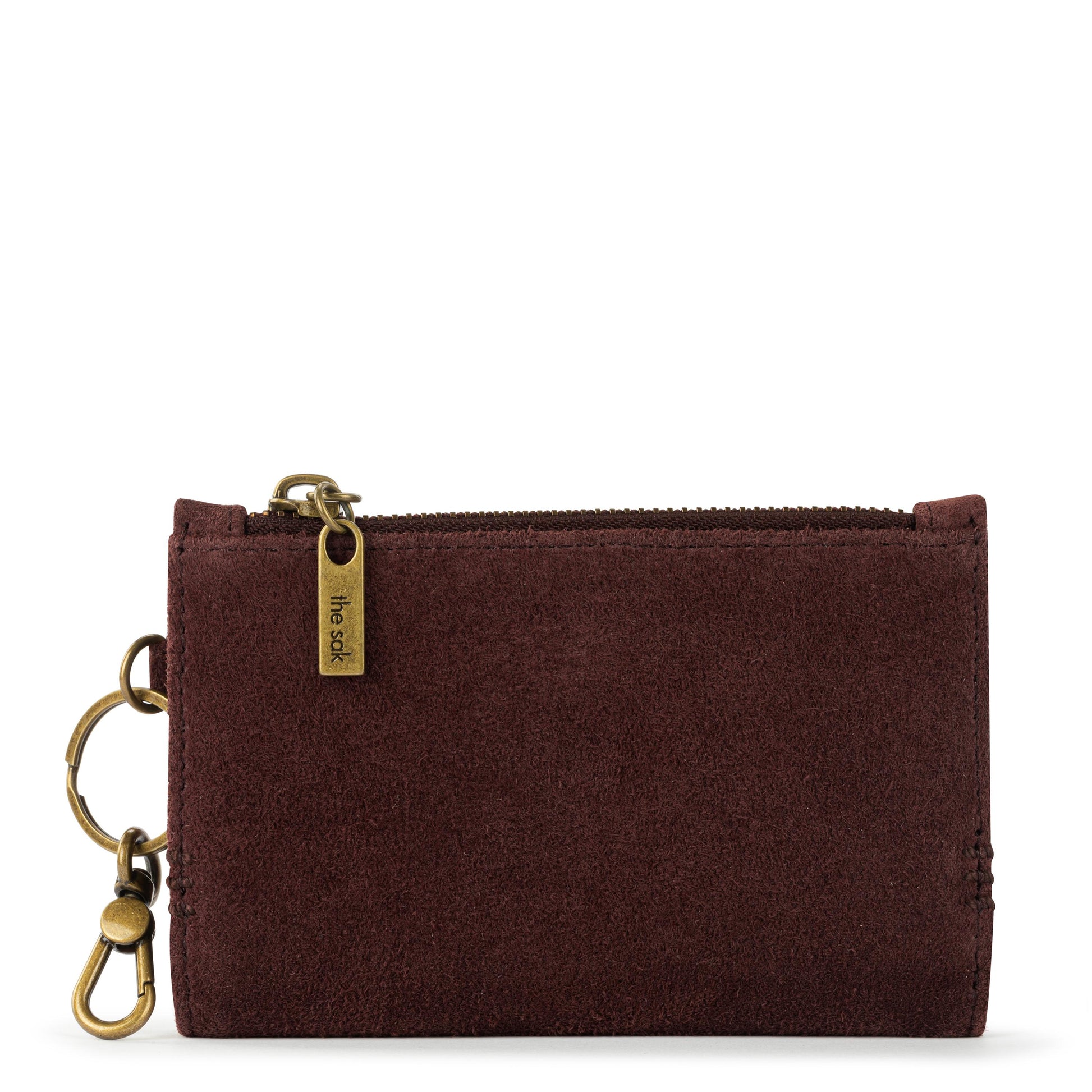 The Sak Encino Essential Wallet Leather - Mahogany Suede