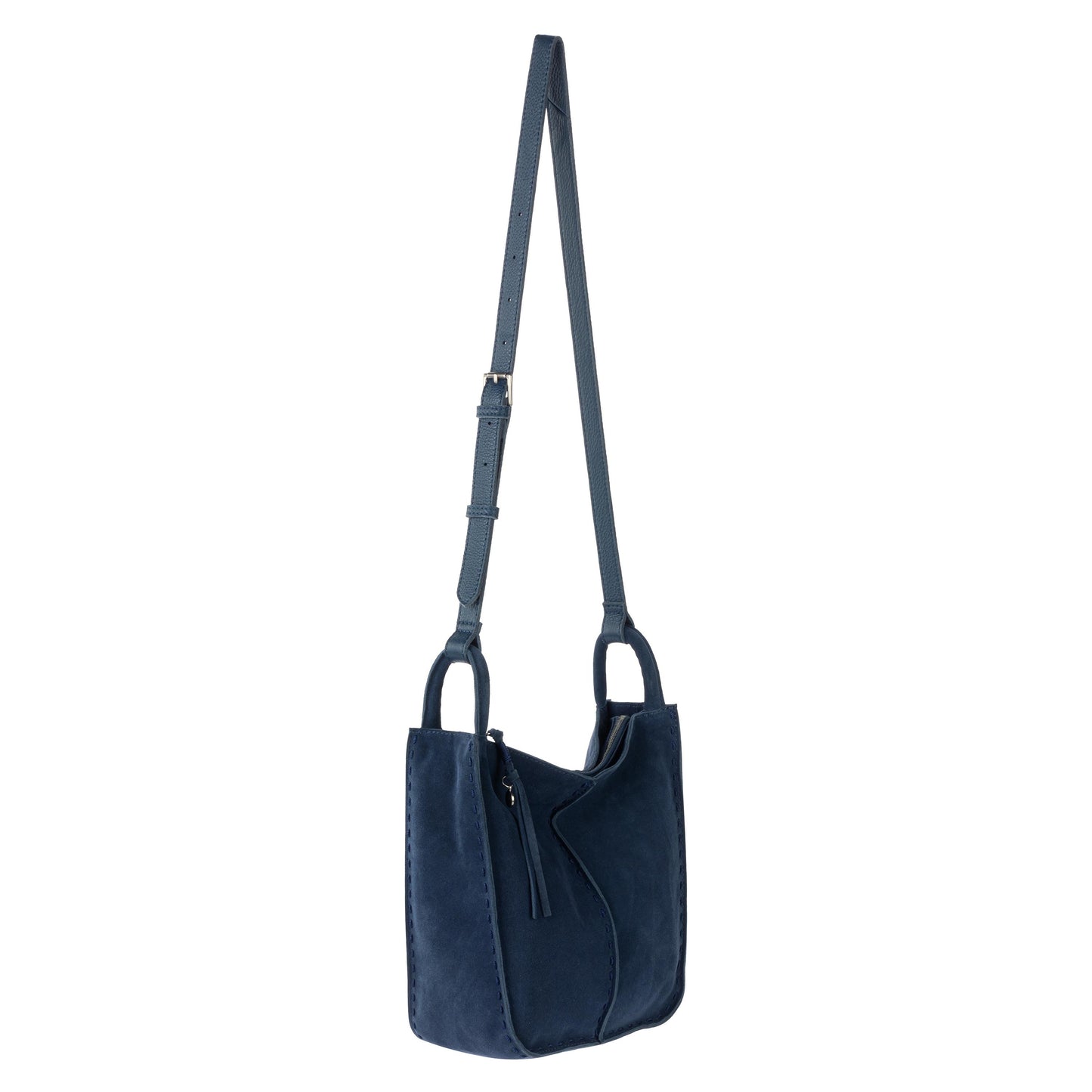 The Sak Los Feliz Slouchy Crossbody Leather - Indigo Suede