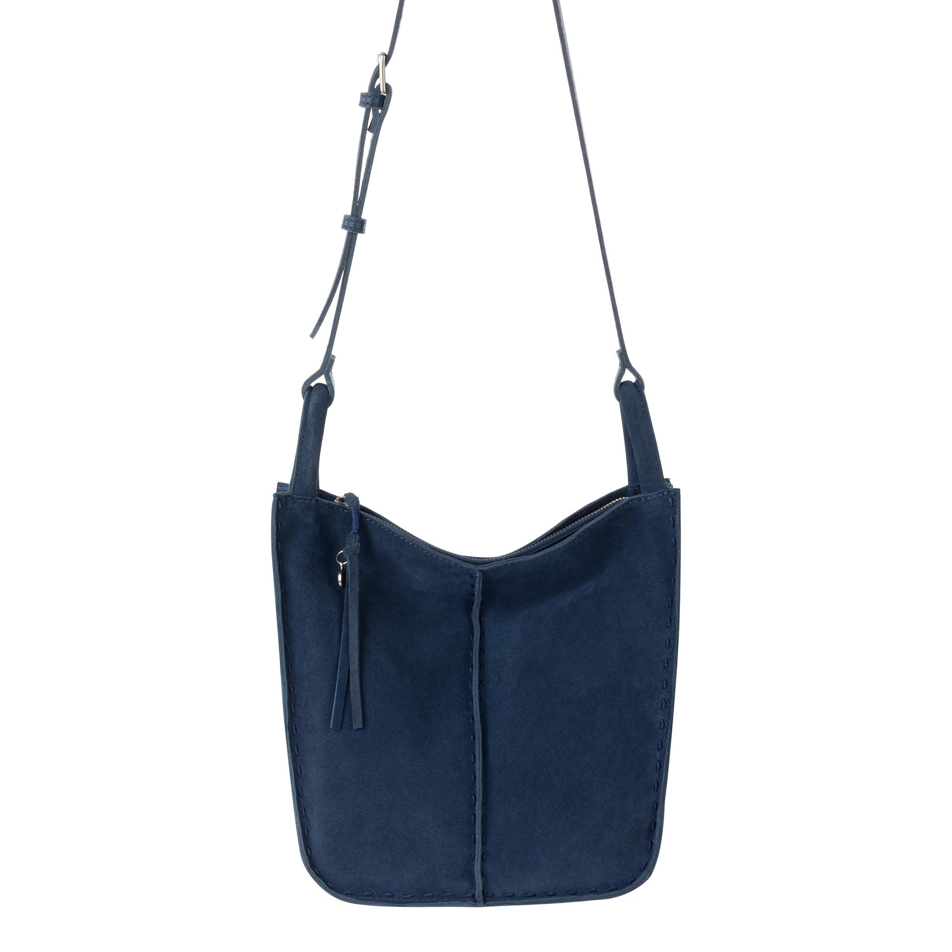 The Sak Los Feliz Slouchy Crossbody Leather - Indigo Suede