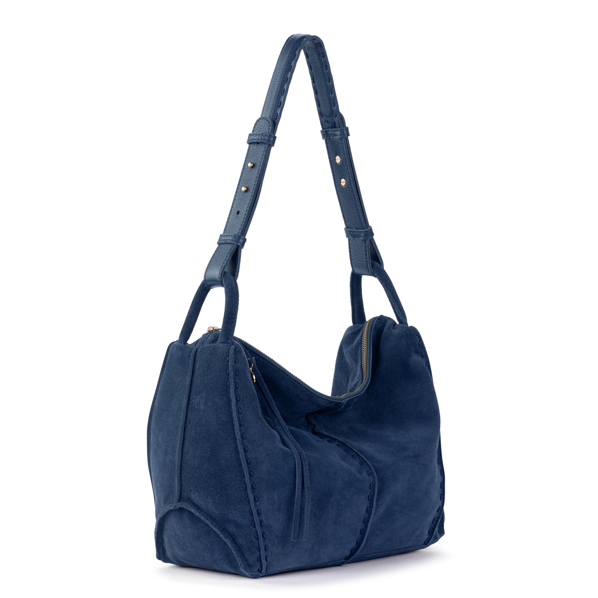 The Sak Los Feliz Slouchy Hobo Leather - Indigo Suede