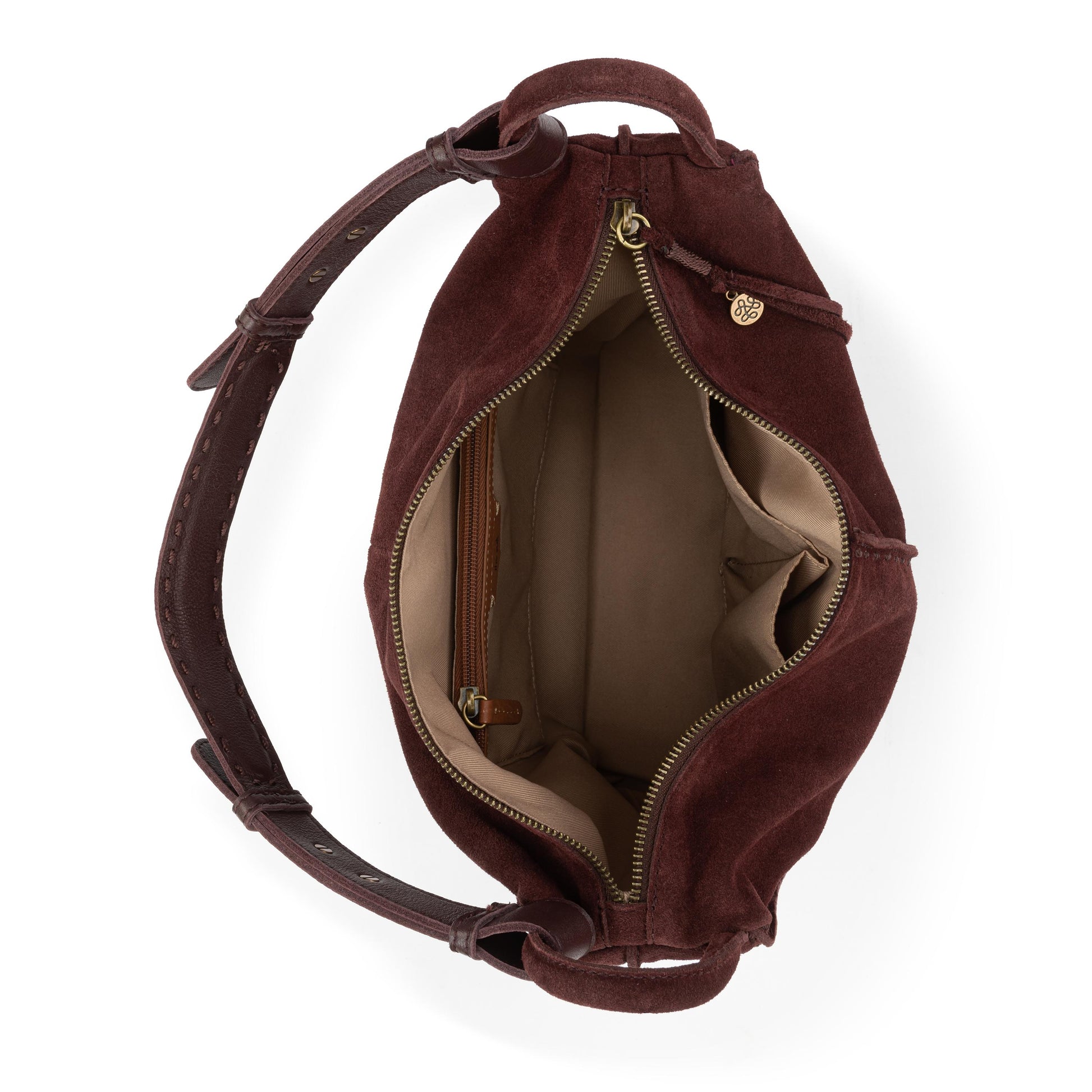 The Sak Los Feliz Slouchy Hobo Leather - Mahogany Suede