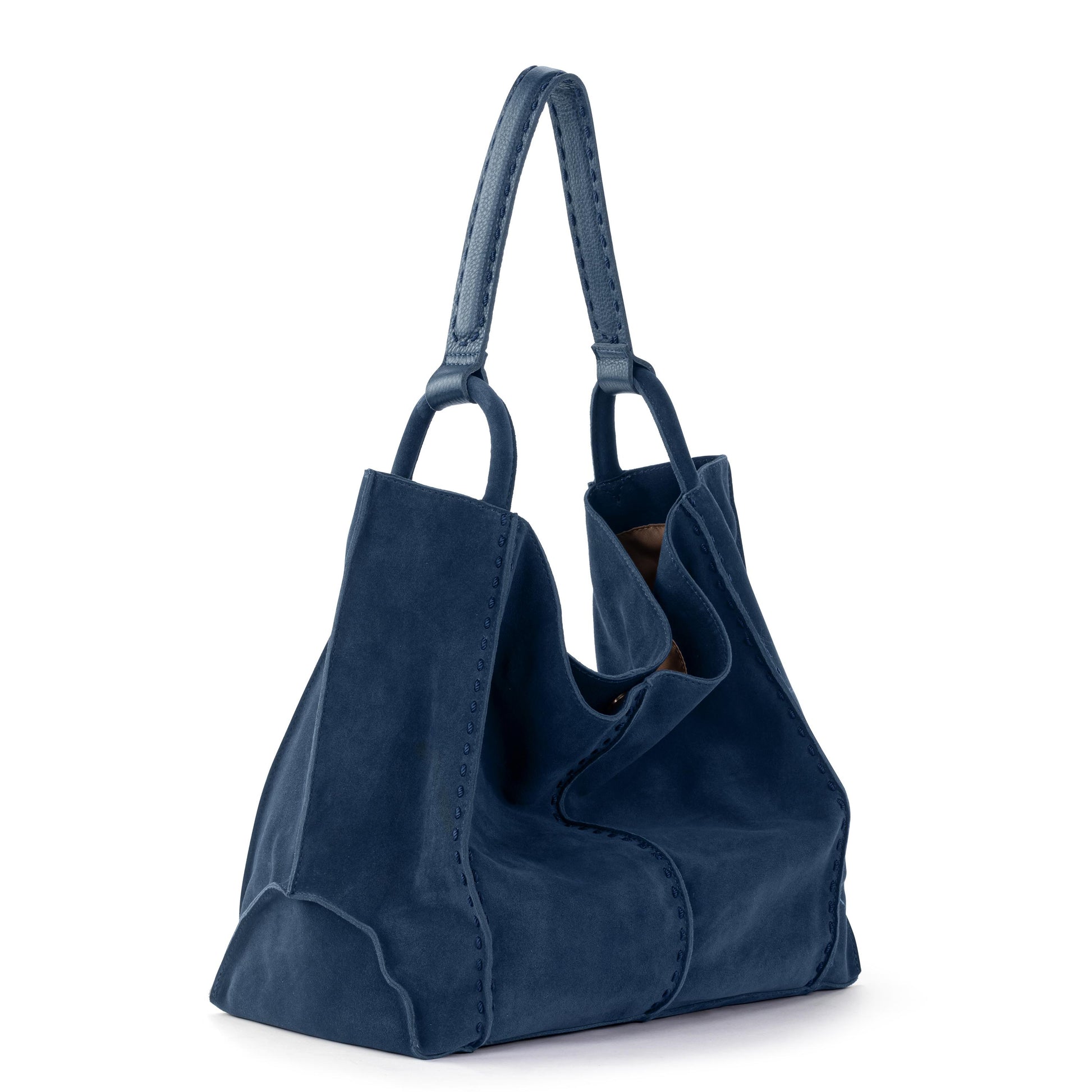 The Sak Los Feliz Slouchy Large Tote Leather - Indigo Suede