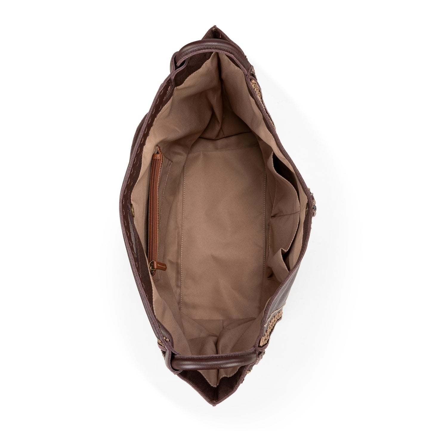 The Sak Los Feliz Slouchy Large Tote Leather - Mahogany Neutral Seminyak