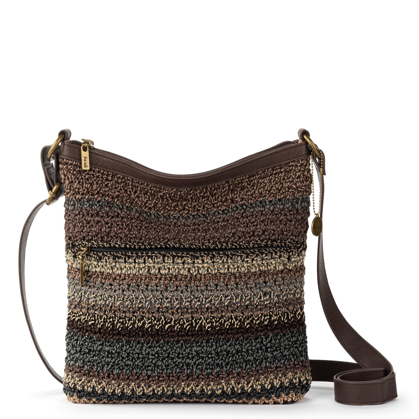 The Sak Lucia Crossbody Crochet - Aspen Stripe