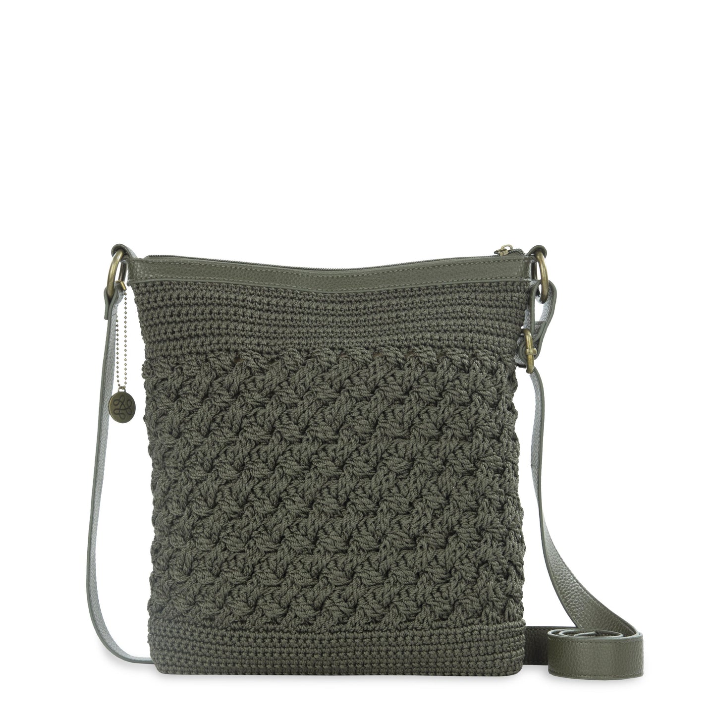 The Sak Lucia Crossbody Crochet - Moss Cozy Weave