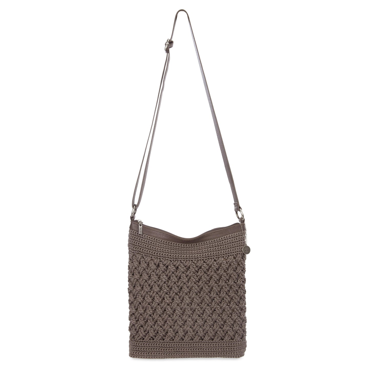 The Sak Lucia Crossbody Crochet - Mushroom Cozy Weave