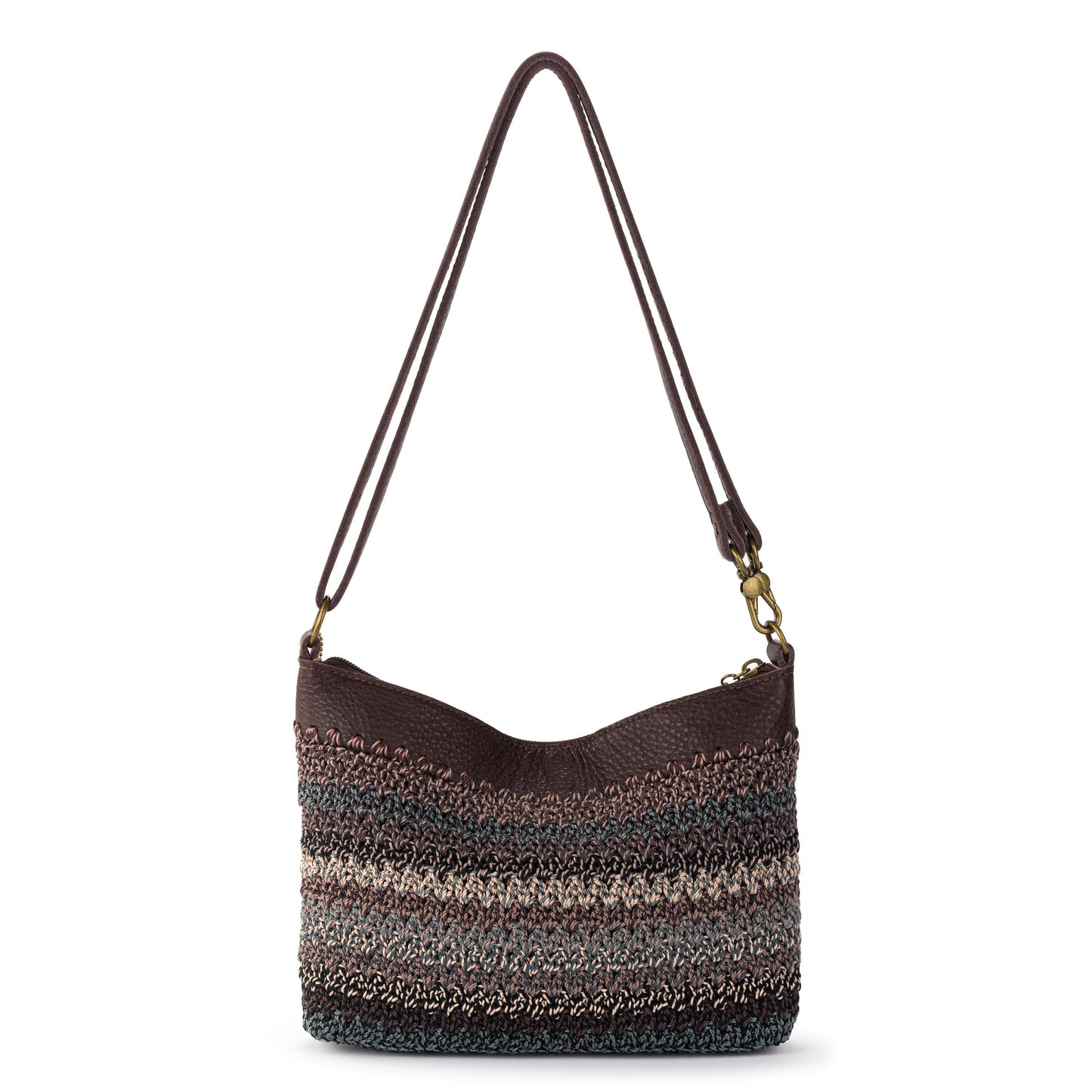 The Sak Lumi Crossbody Crochet - Aspen Stripe