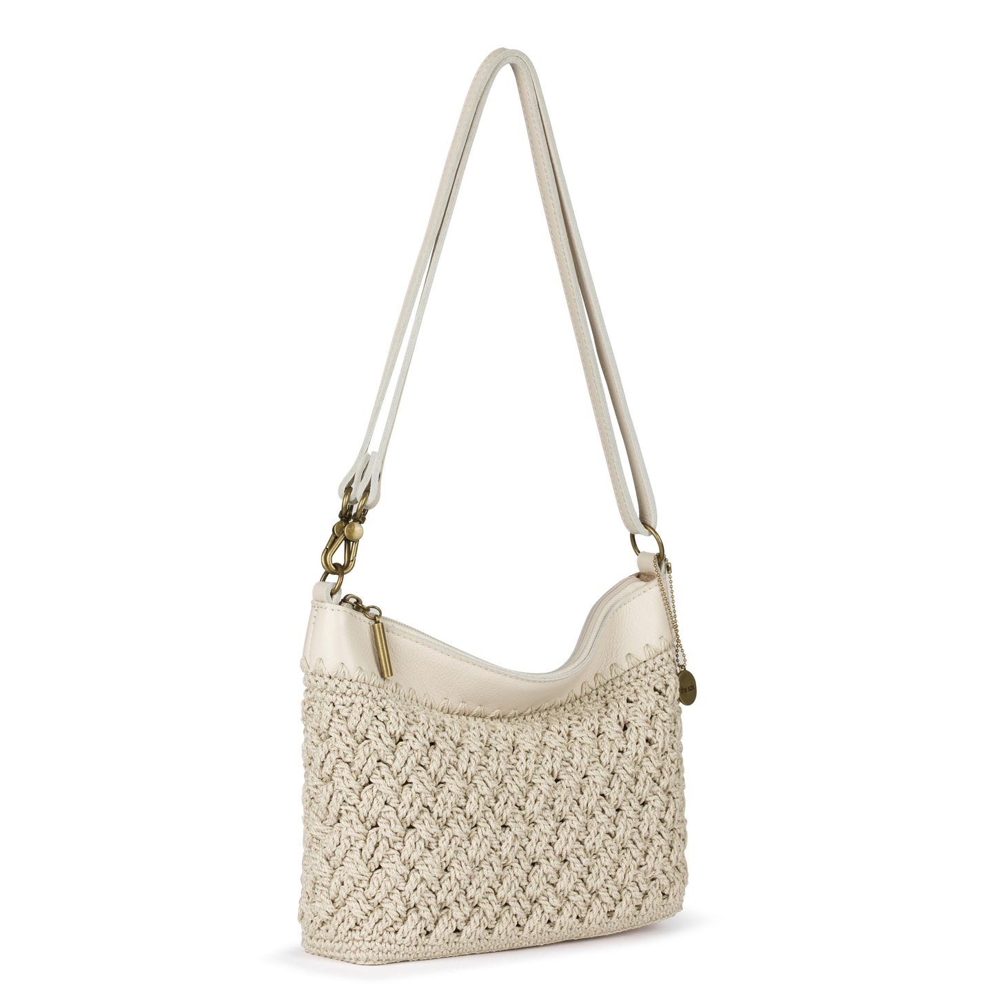 The Sak Lumi Crossbody Crochet - Ecru Cozy Weave