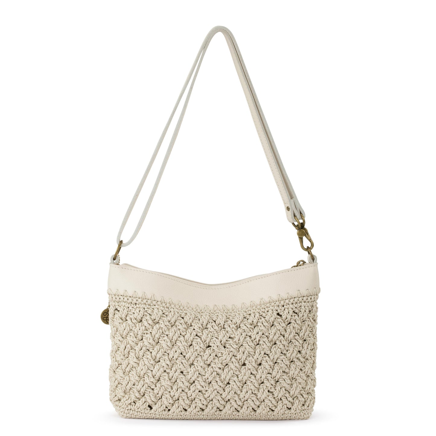 The Sak Lumi Crossbody Crochet - Ecru Cozy Weave