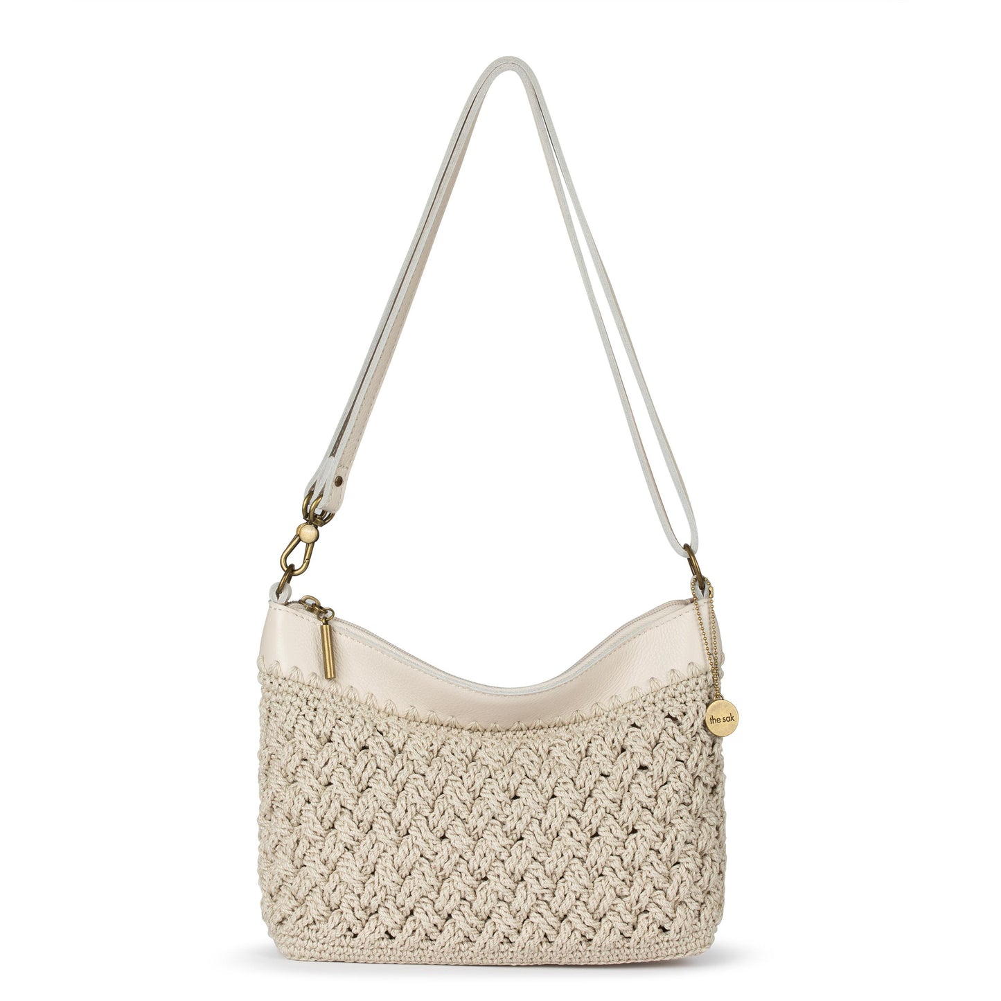 The Sak Lumi Crossbody Crochet - Ecru Cozy Weave