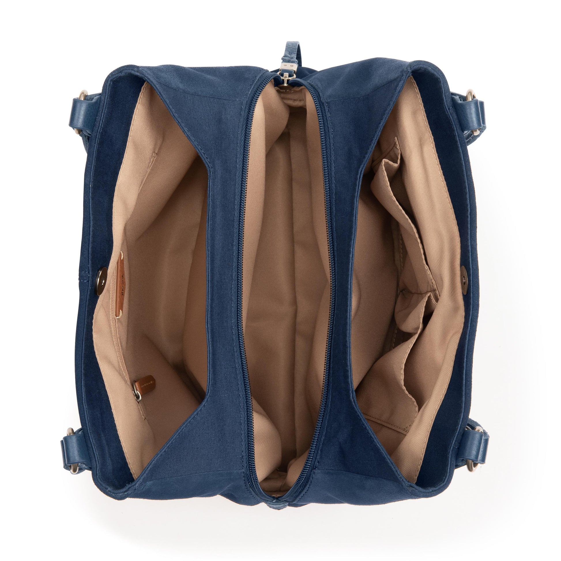 The Sak Melrose Satchel Leather - Indigo Suede