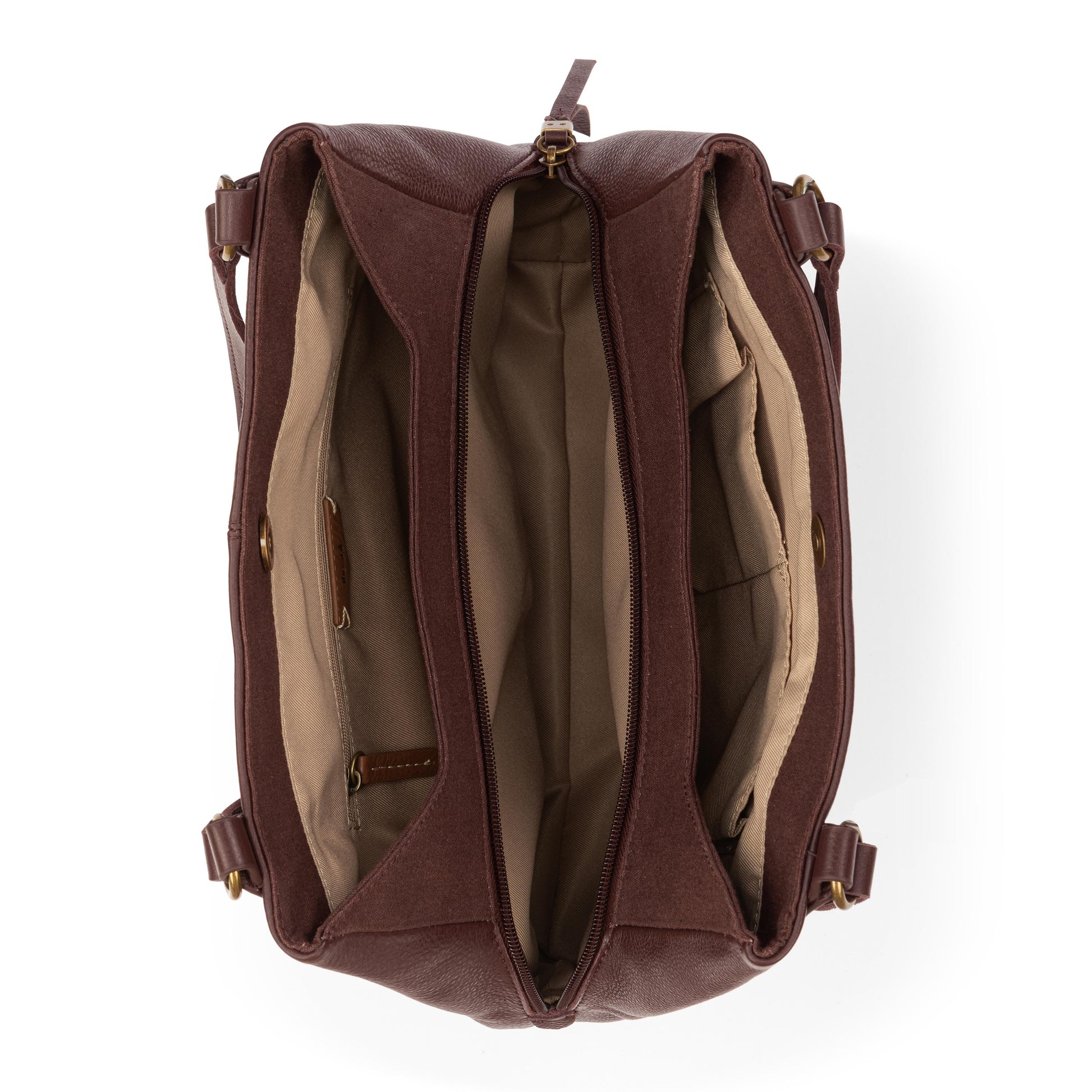 The Sak Melrose Satchel Leather - Mahogany