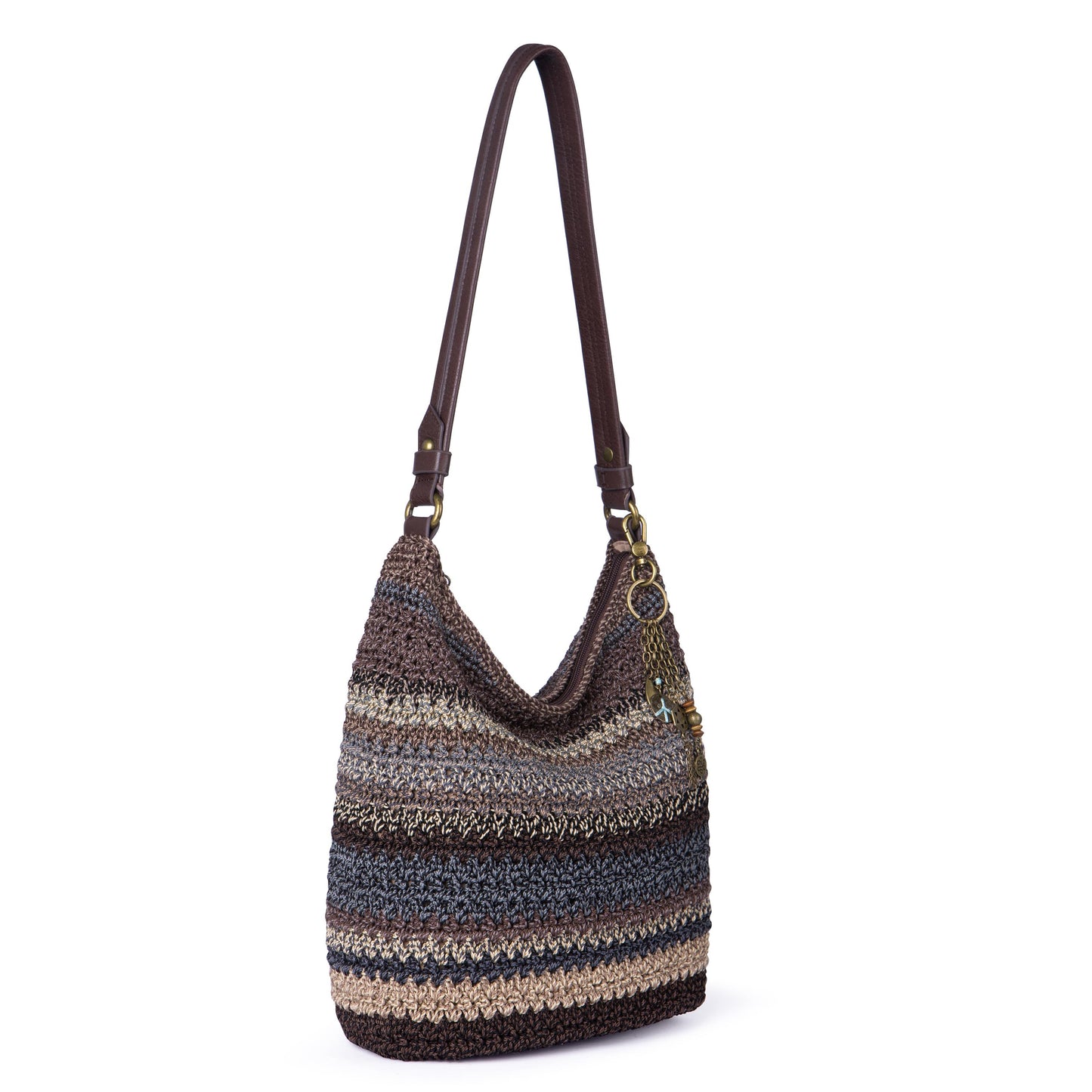 The Sak Sequoia Hobo Crochet - Aspen Stripe