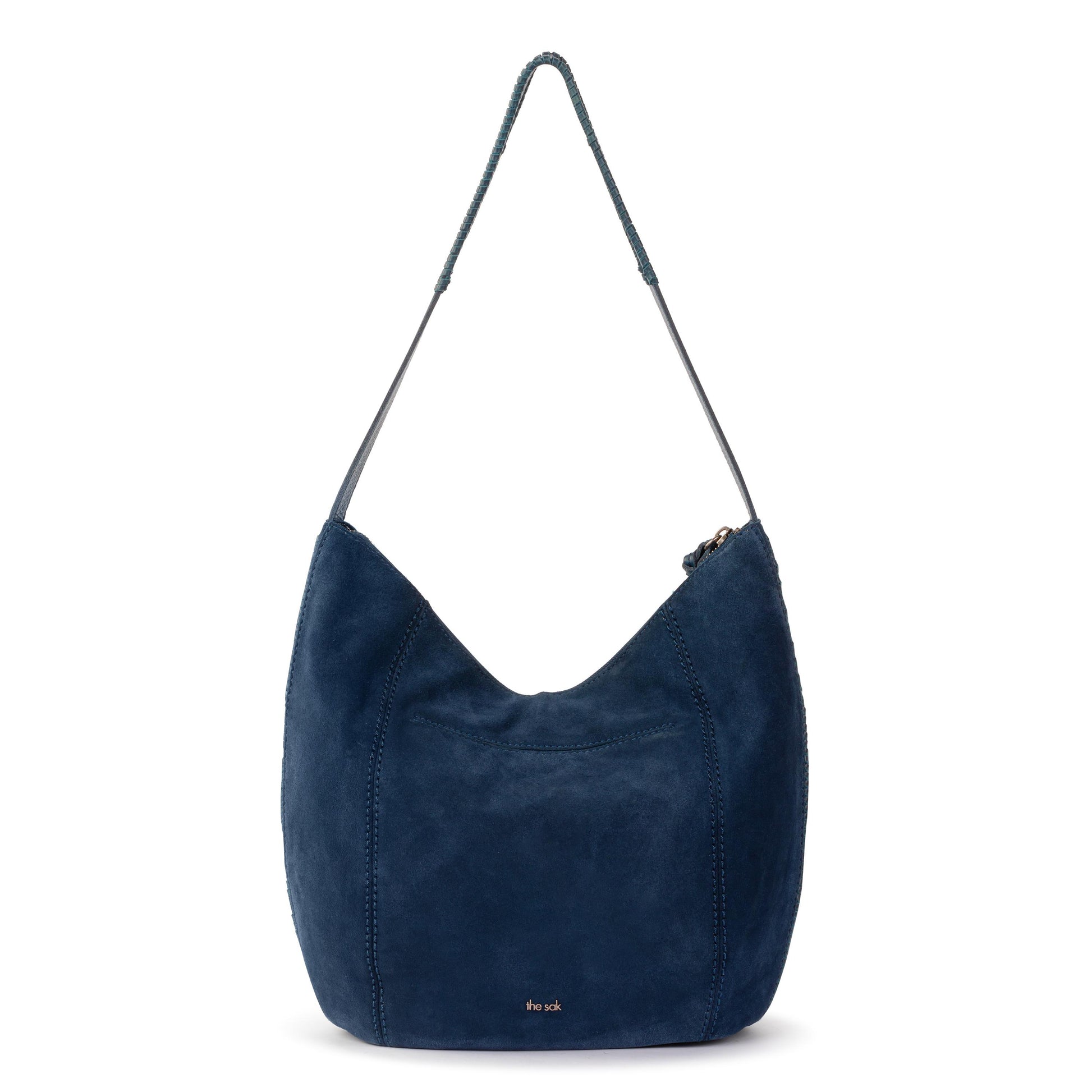 The Sak Sequoia Hobo Leather - Indigo Suede Terra Stitch