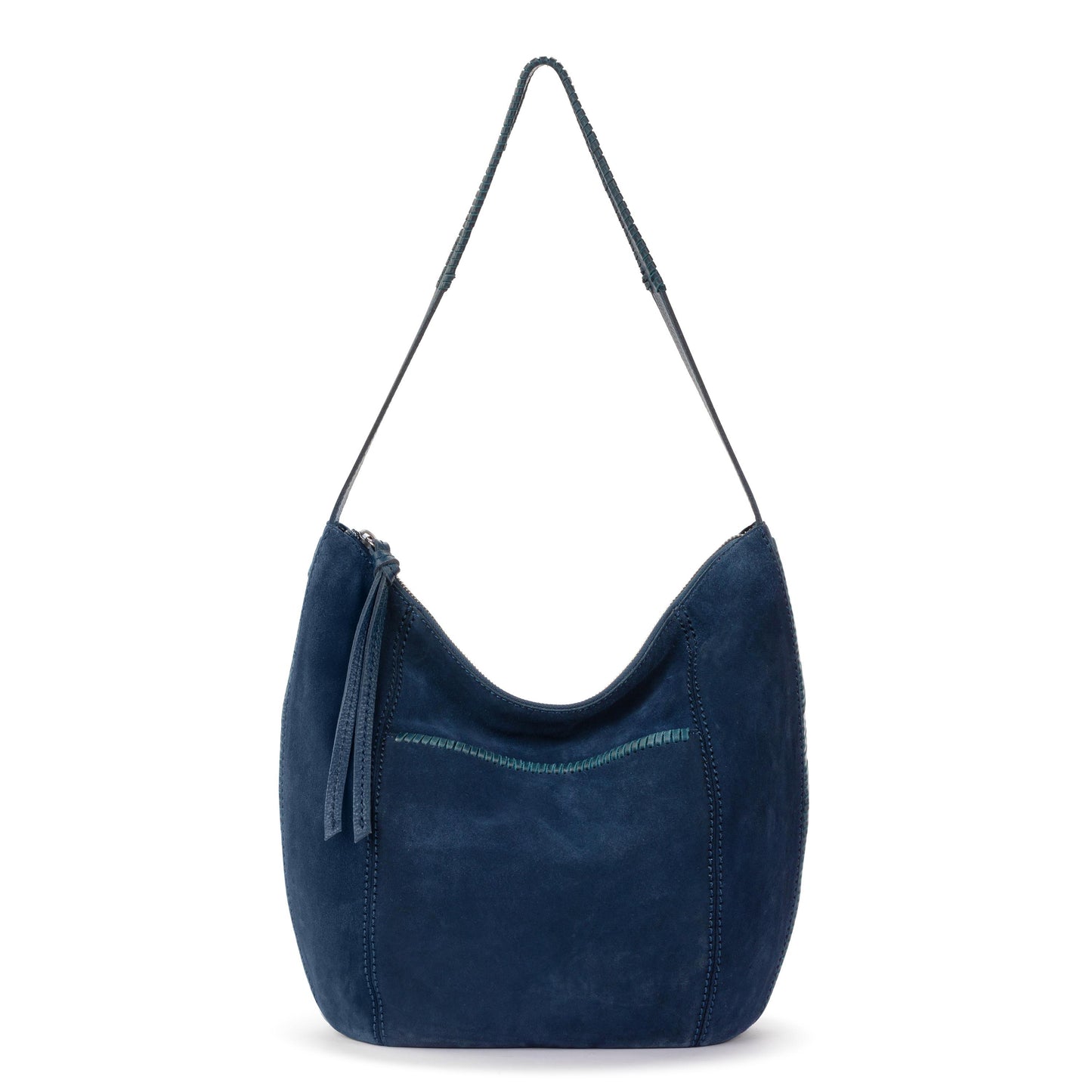 The Sak Sequoia Hobo Leather - Indigo Suede Terra Stitch
