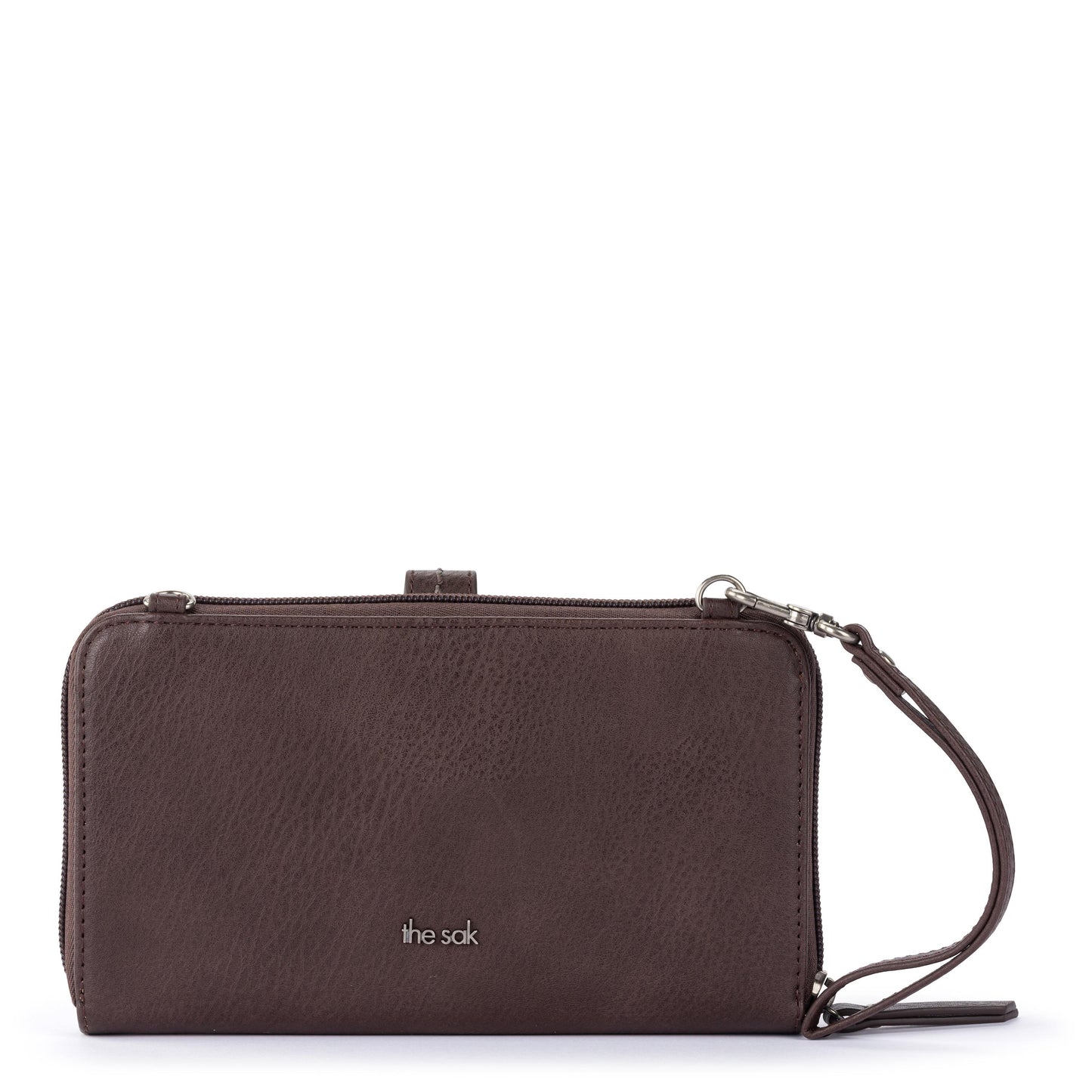 The Sak Iris Large Smartphone Crossbody Crochet - Mushroom Cozy Weave