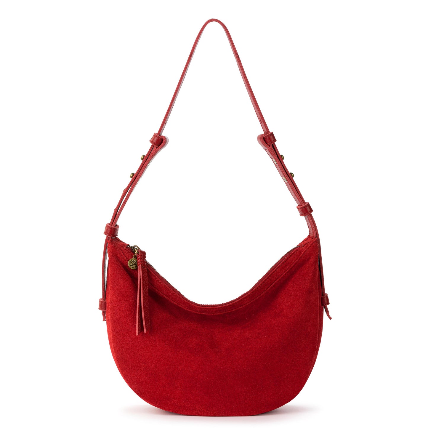 The Sak Tess Shoulder Bag Leather - Scarlet Suede