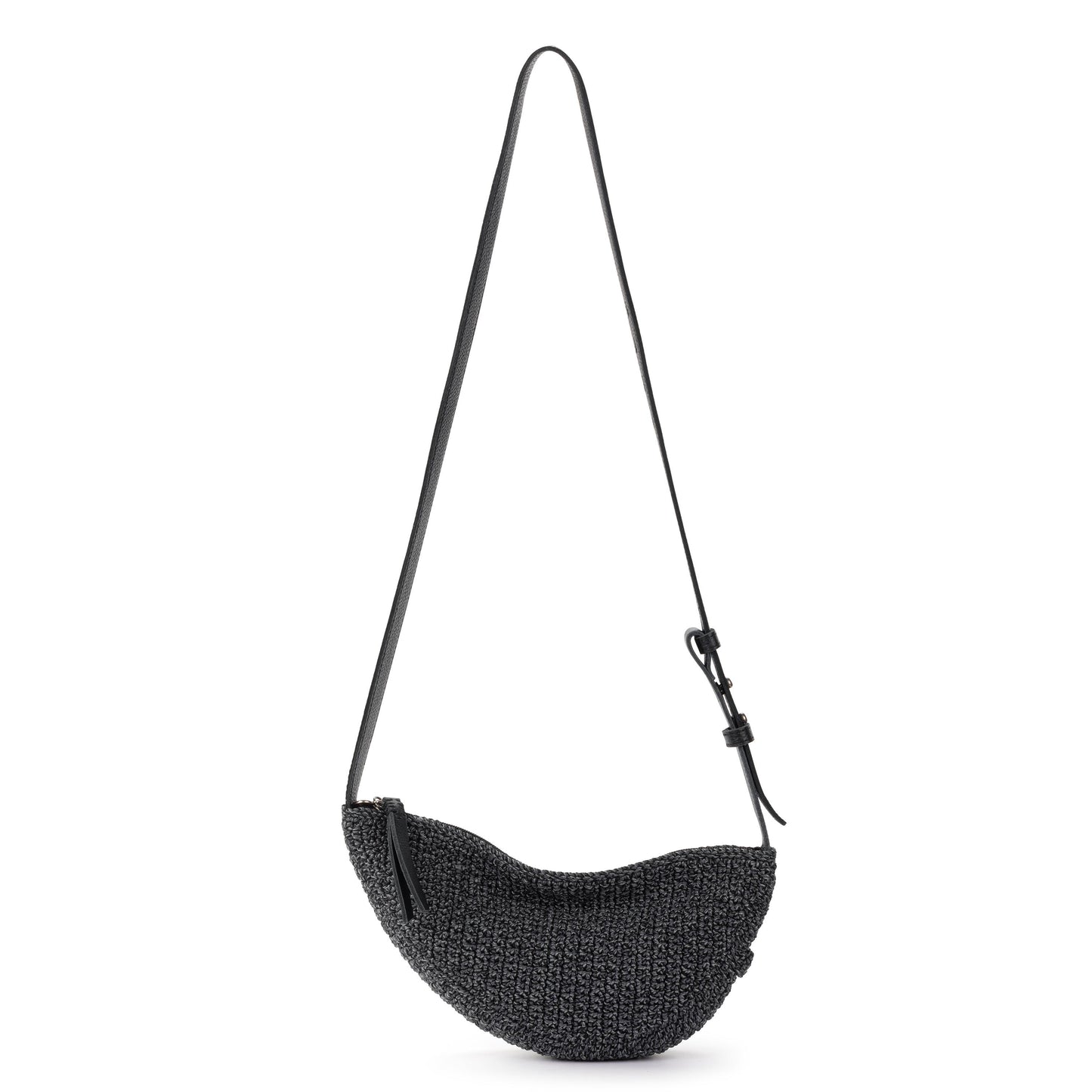 The Sak Tess Sling Bag Crochet - Black Static