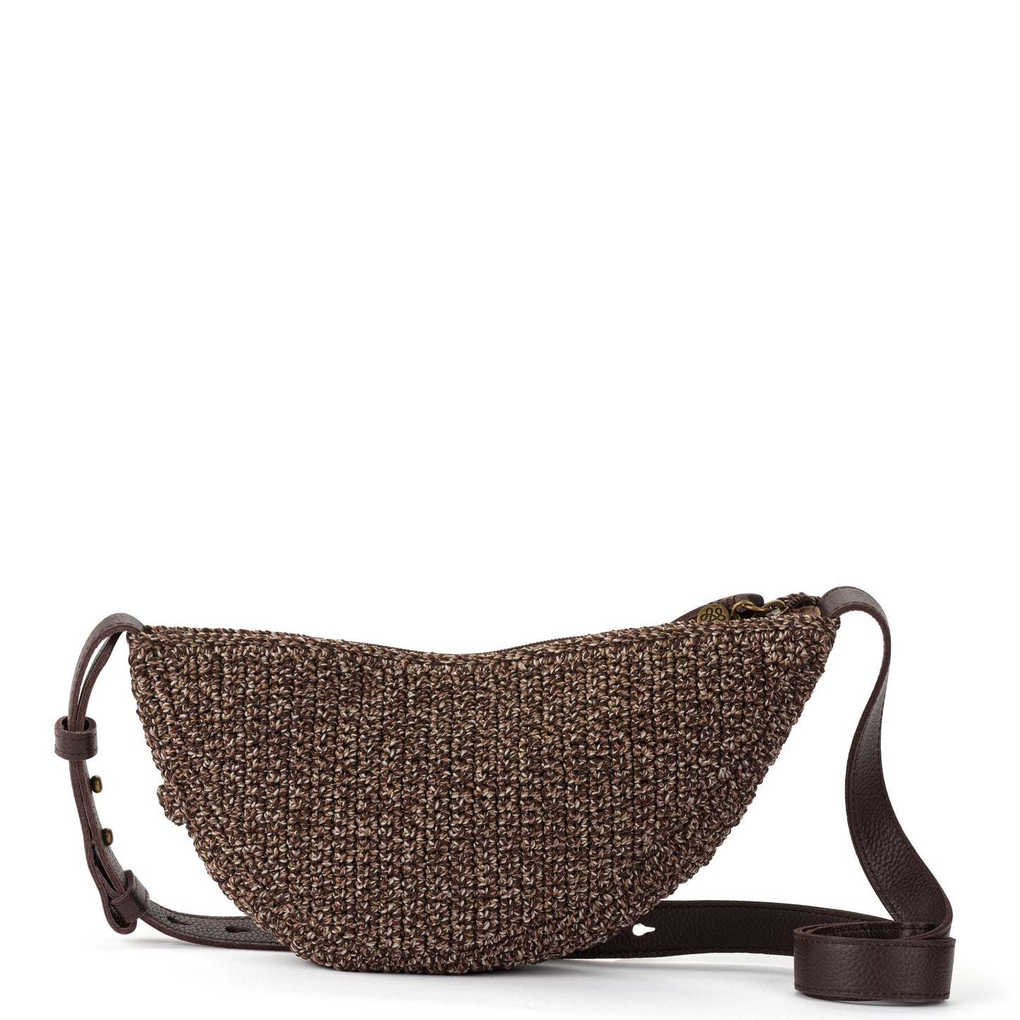 The Sak Tess Sling Bag Crochet - Brown Static