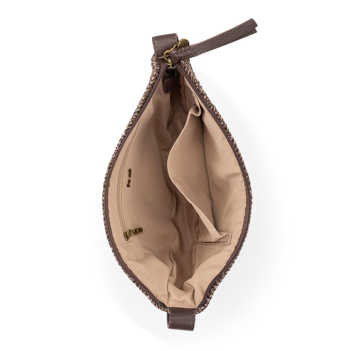 The Sak Tess Sling Bag Crochet - Brown Static