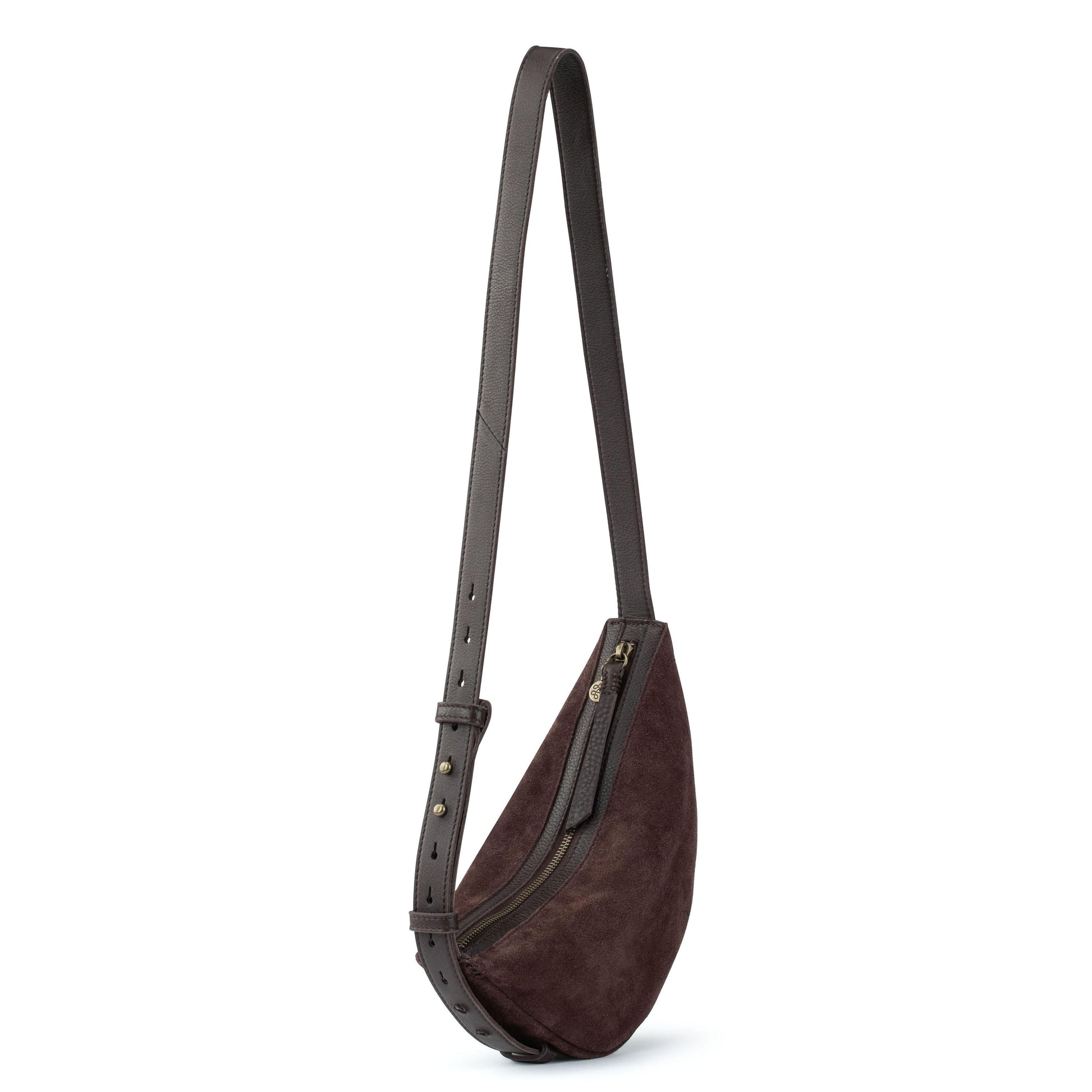 The Sak Tess Sling Bag Leather - Mahogany Suede