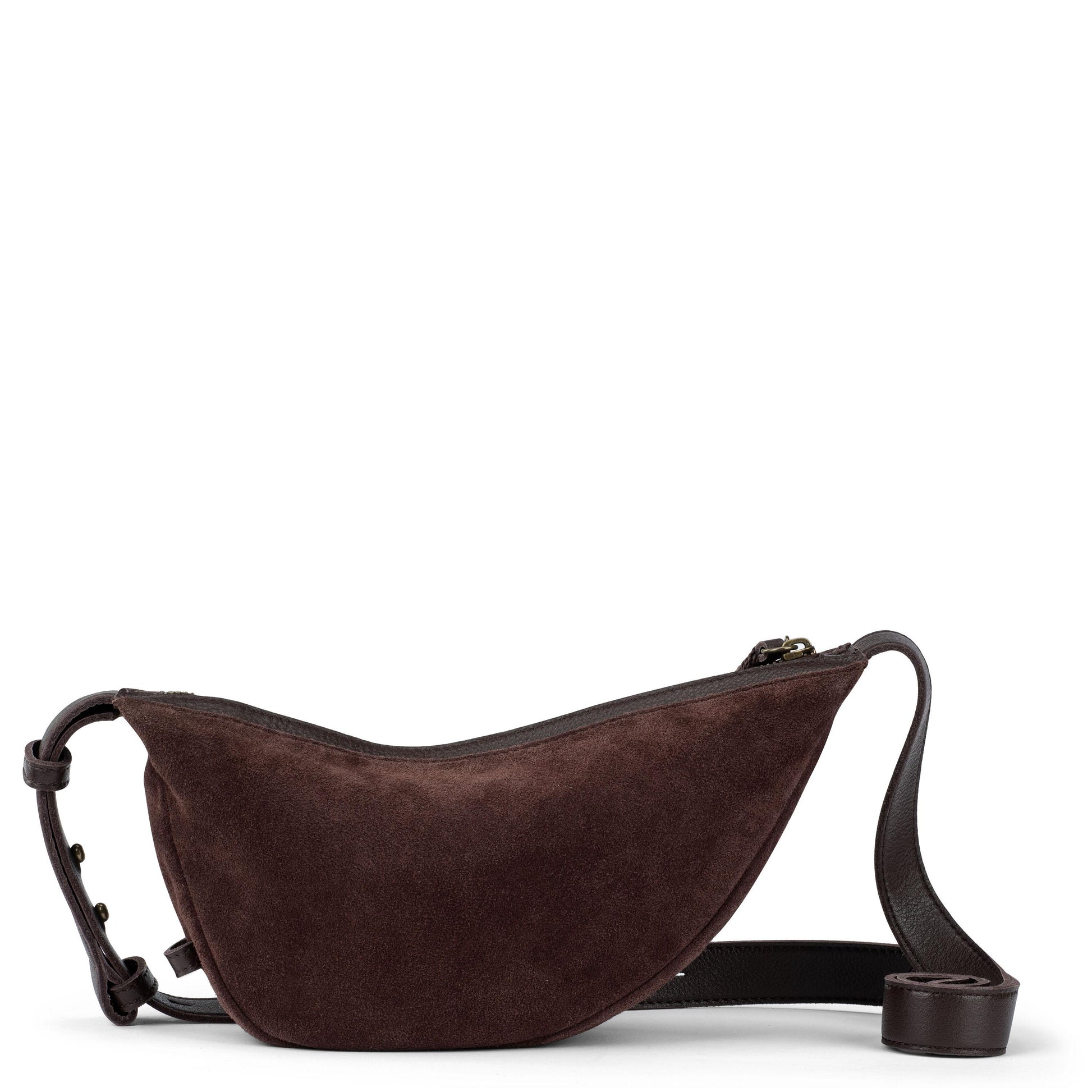 The Sak Tess Sling Bag Leather - Mahogany Suede