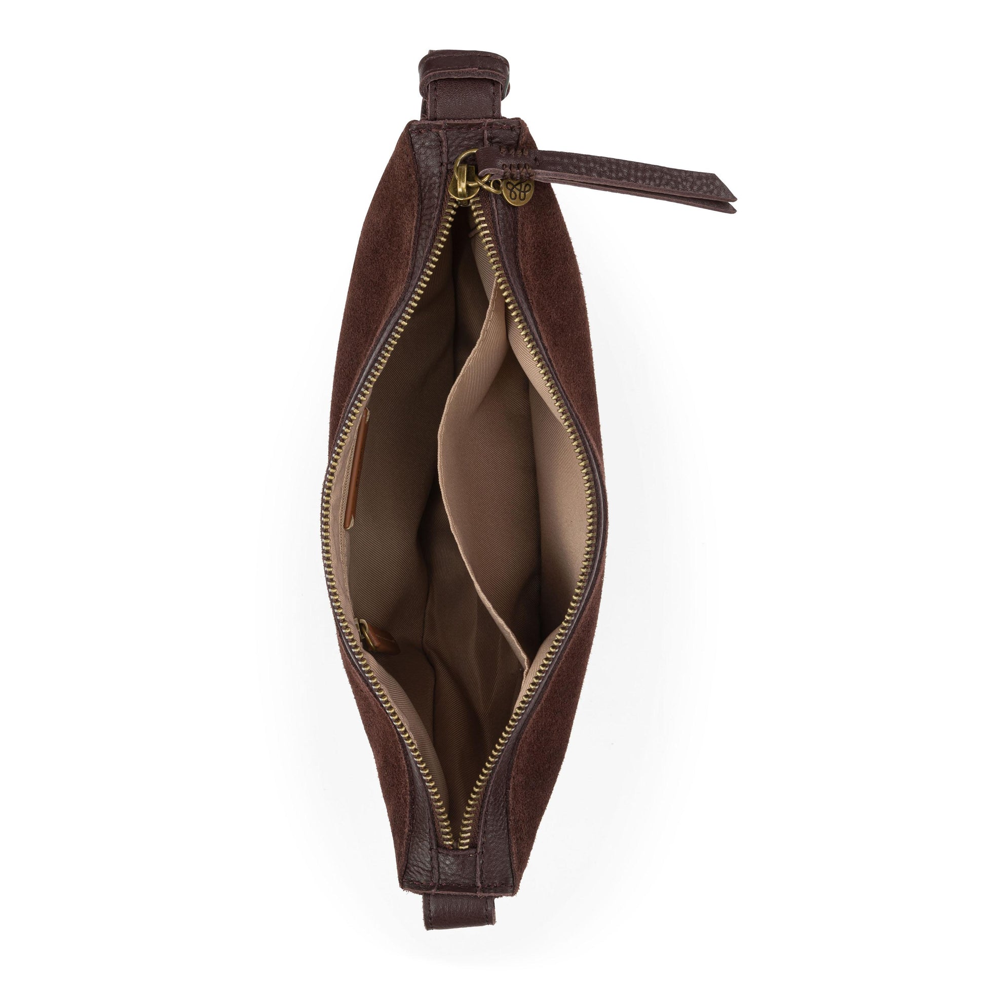 The Sak Tess Sling Bag Leather - Mahogany Suede