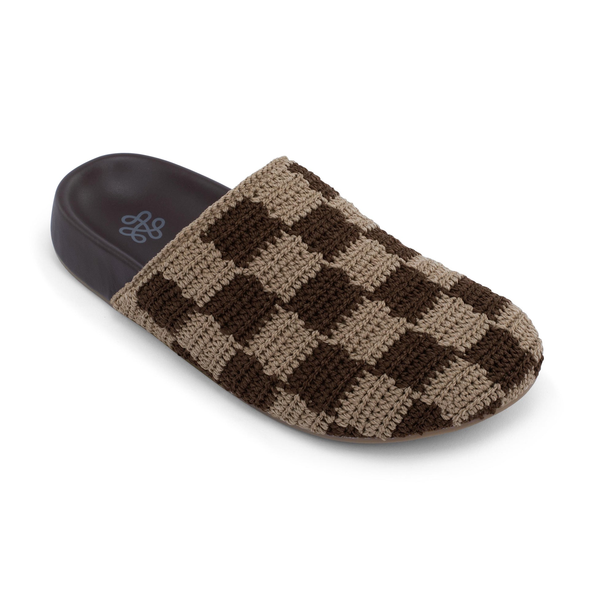 The Sak Bolinas Clog Crochet - Brown Check