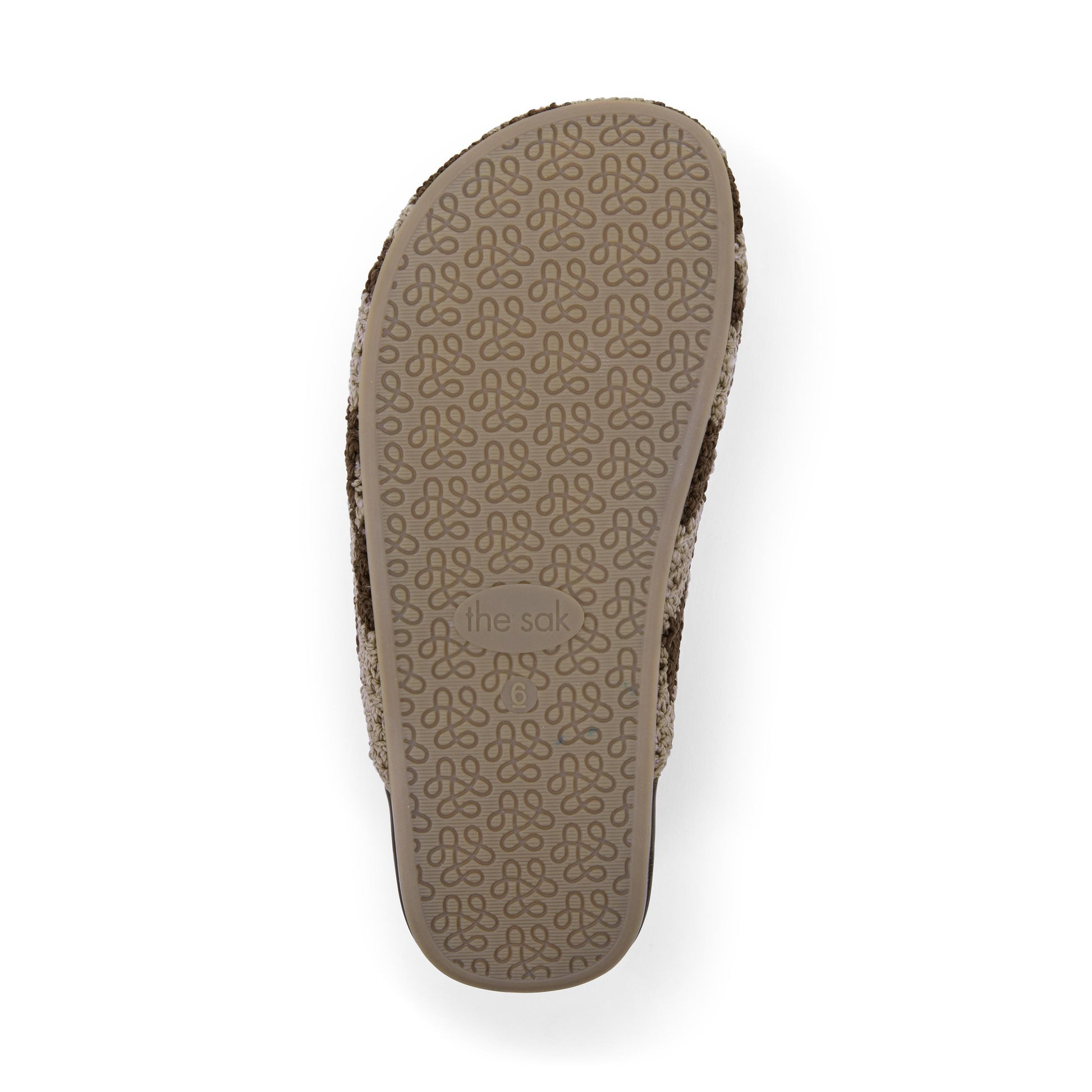 The Sak Bolinas Clog Crochet - Brown Check