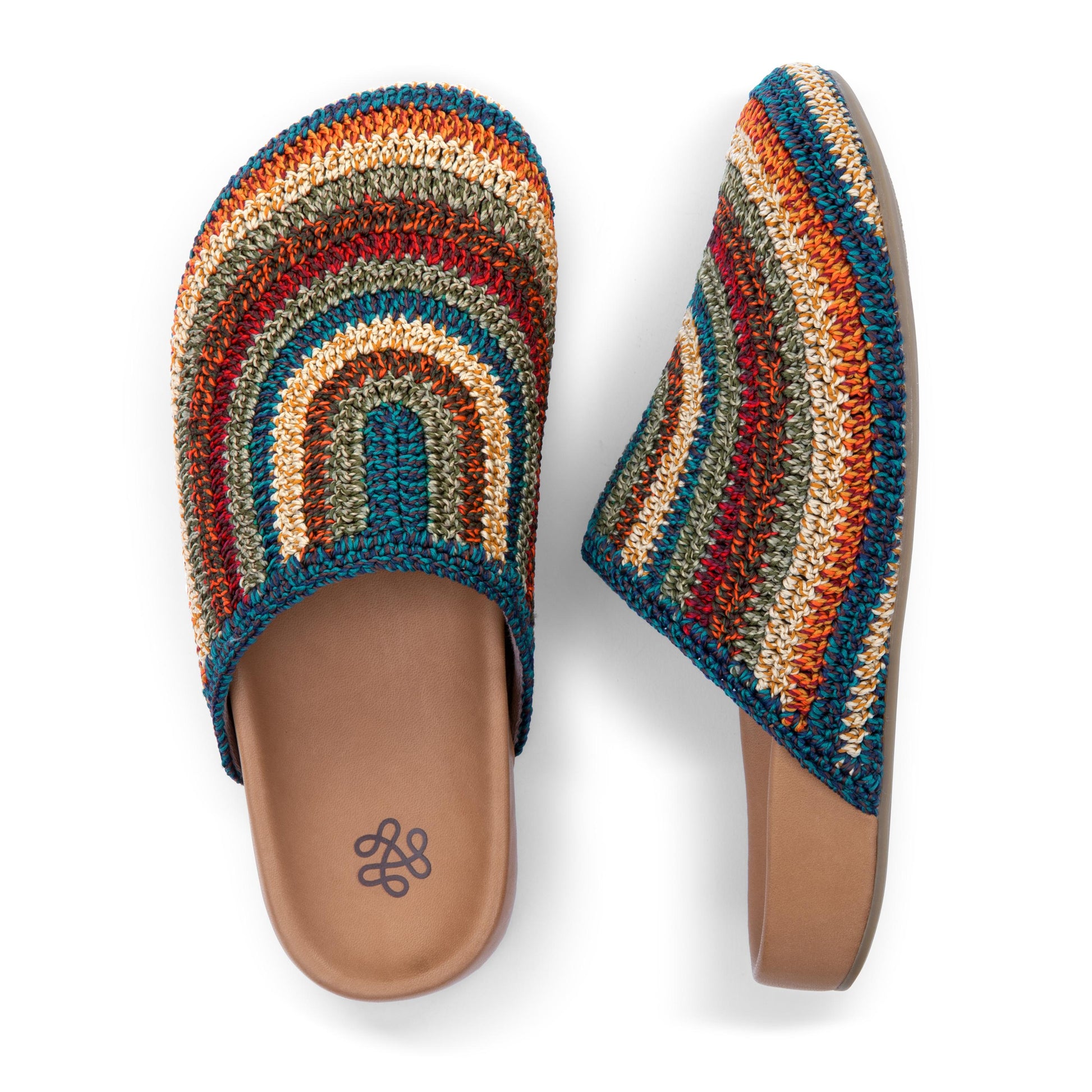 The Sak Bolinas Clog Crochet - Woodland Stripe