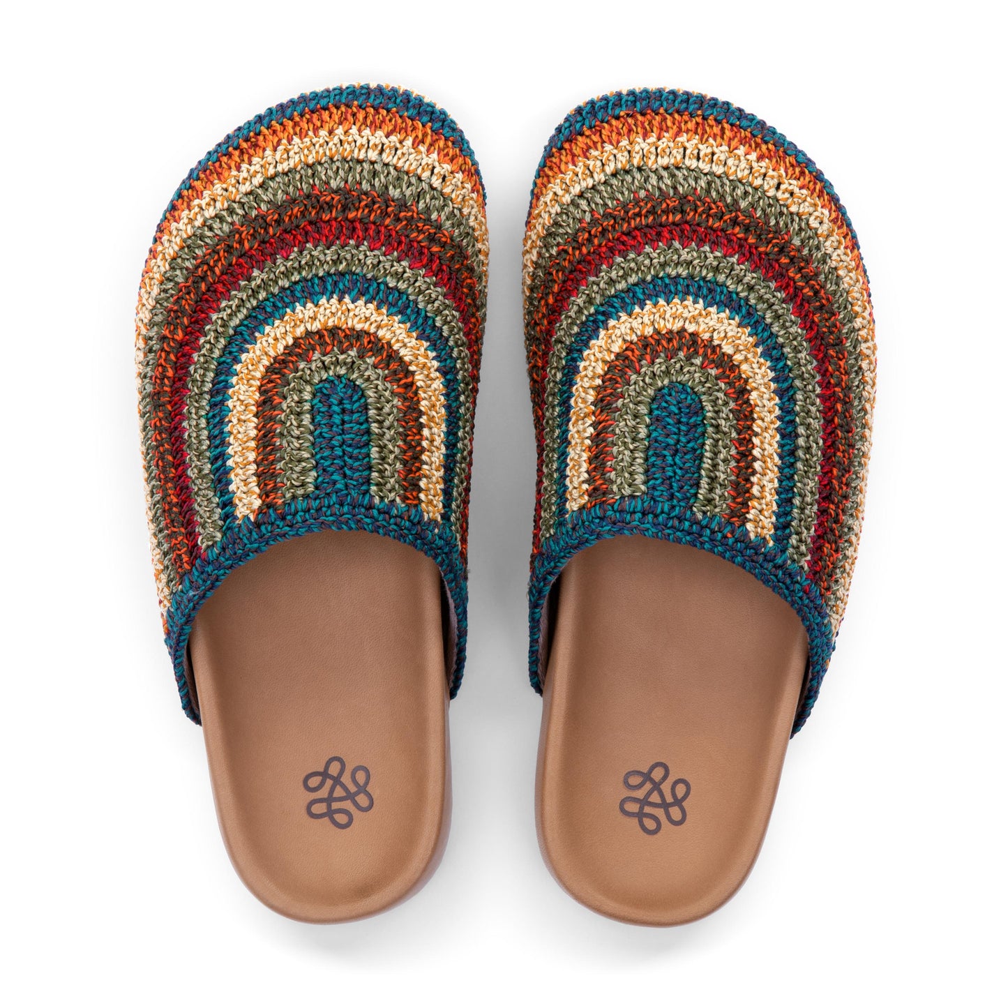 The Sak Bolinas Clog Crochet - Woodland Stripe