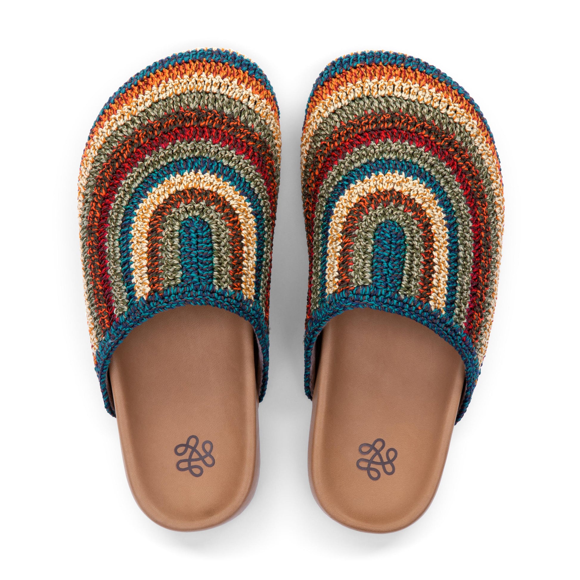 The Sak Bolinas Clog Crochet - Woodland Stripe