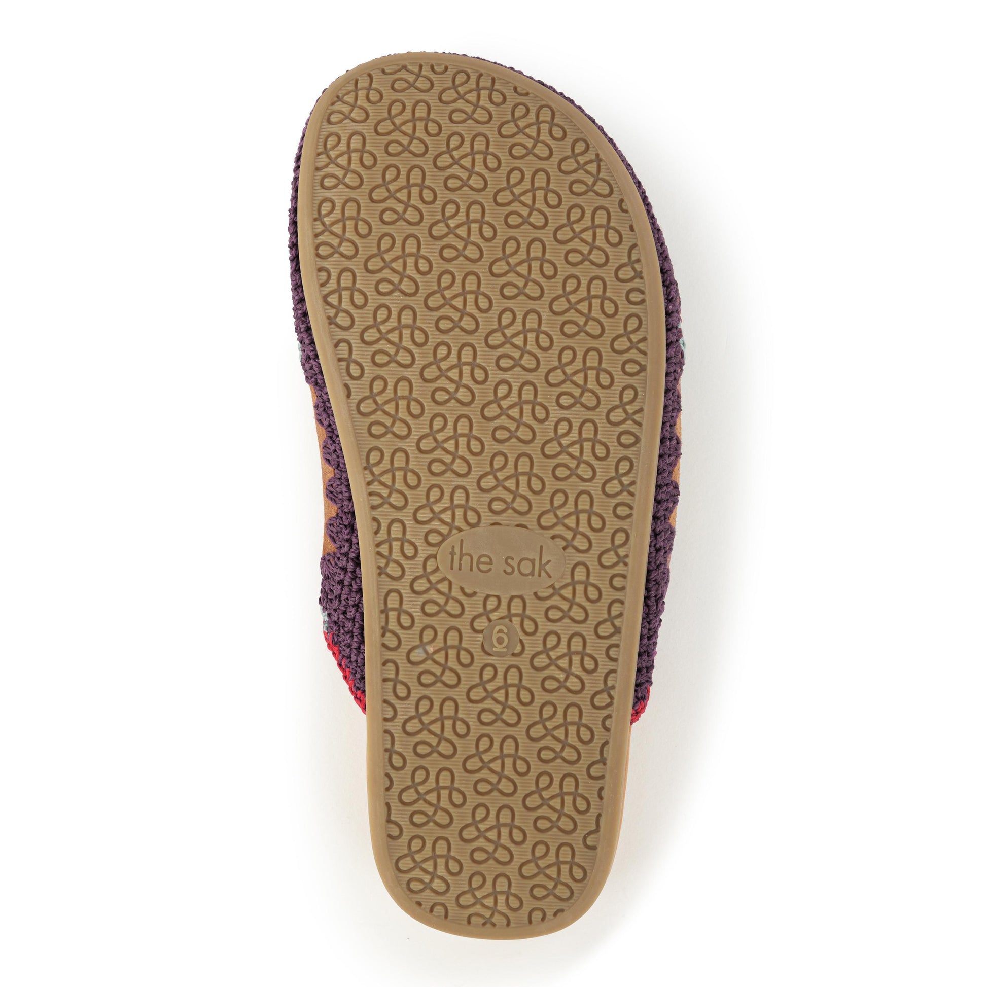 The Sak Bolinas Clog Crochet - |Cedar Multi Patch|