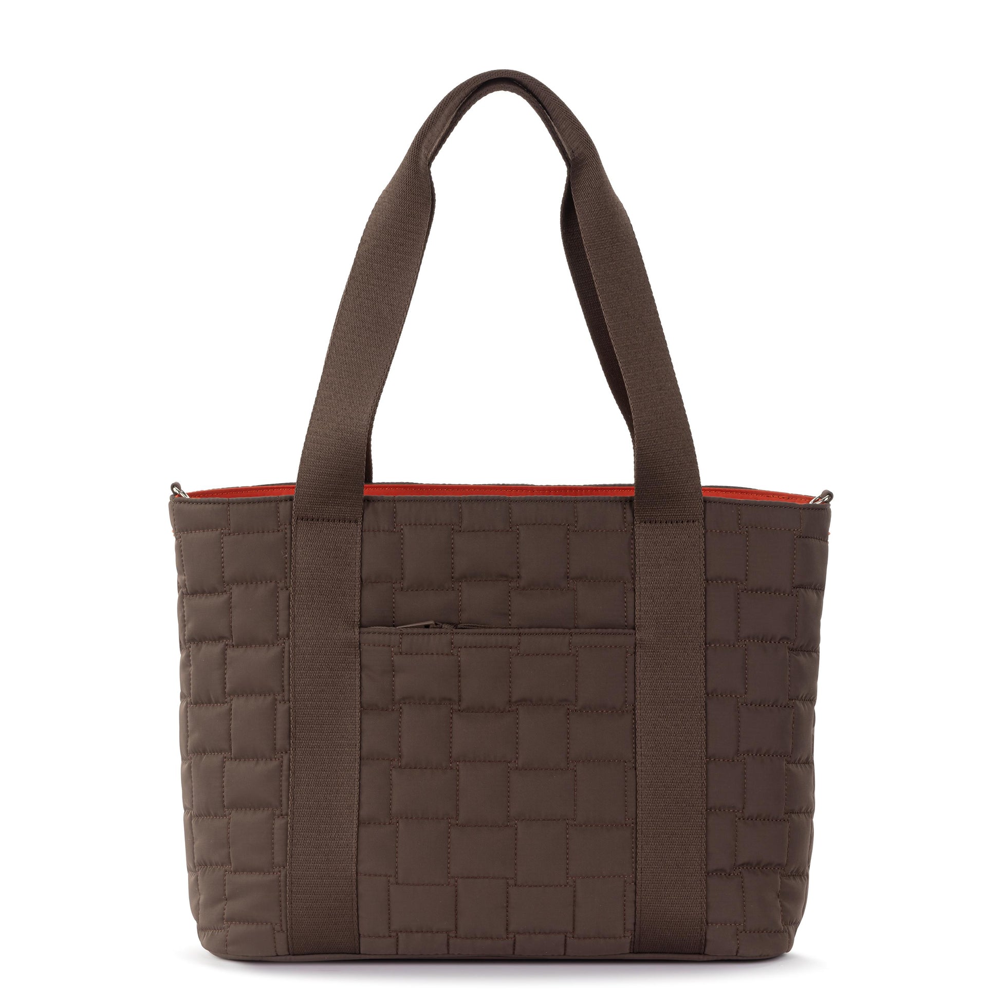 Sakroots Arlo Large Tote EcoTwill - Mahogany Woven Quilted
