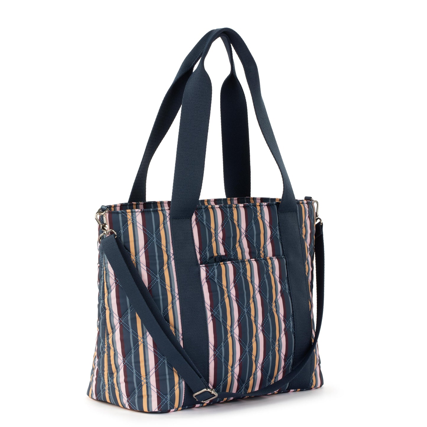 Sakroots Arlo Large Tote EcoTwill - Vibrant Multi Diamond Quilted