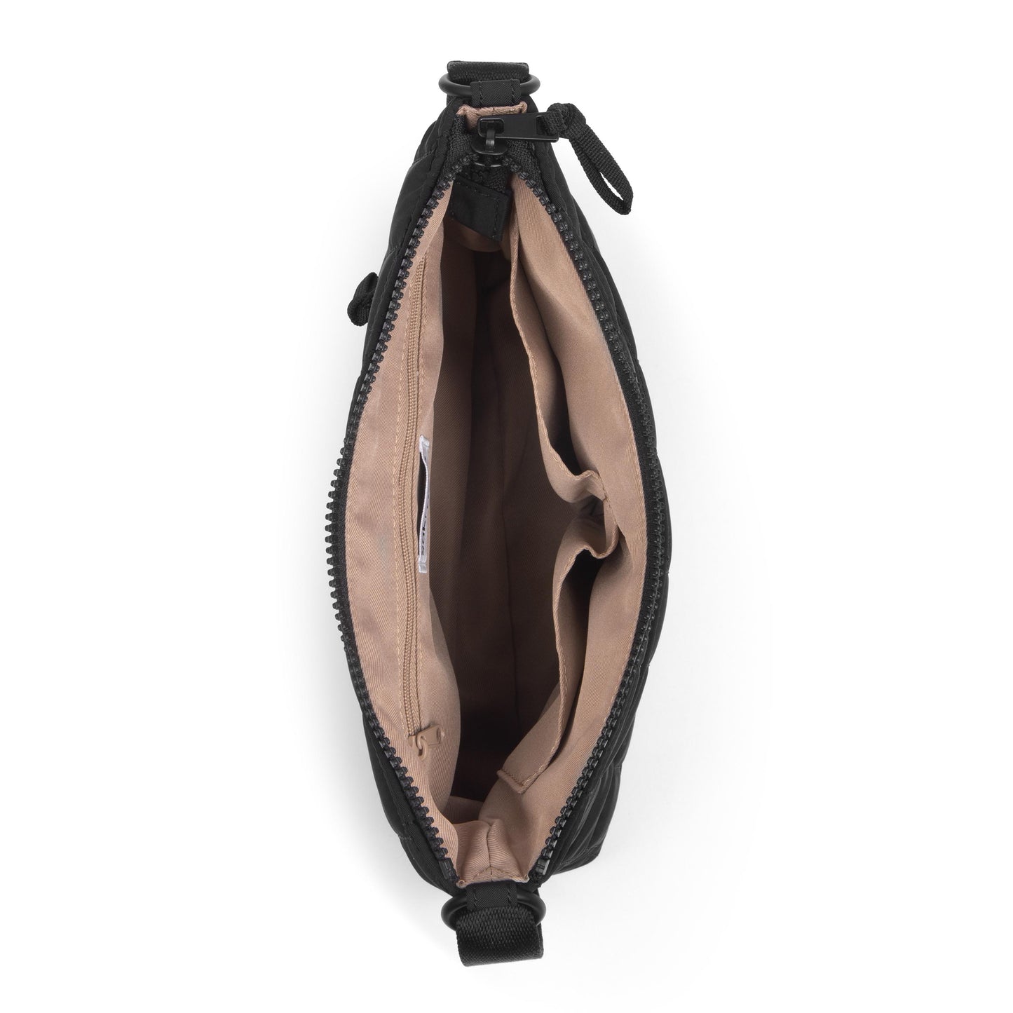 Sakroots Basic Crossbody EcoTwill - Black Woven Quilted