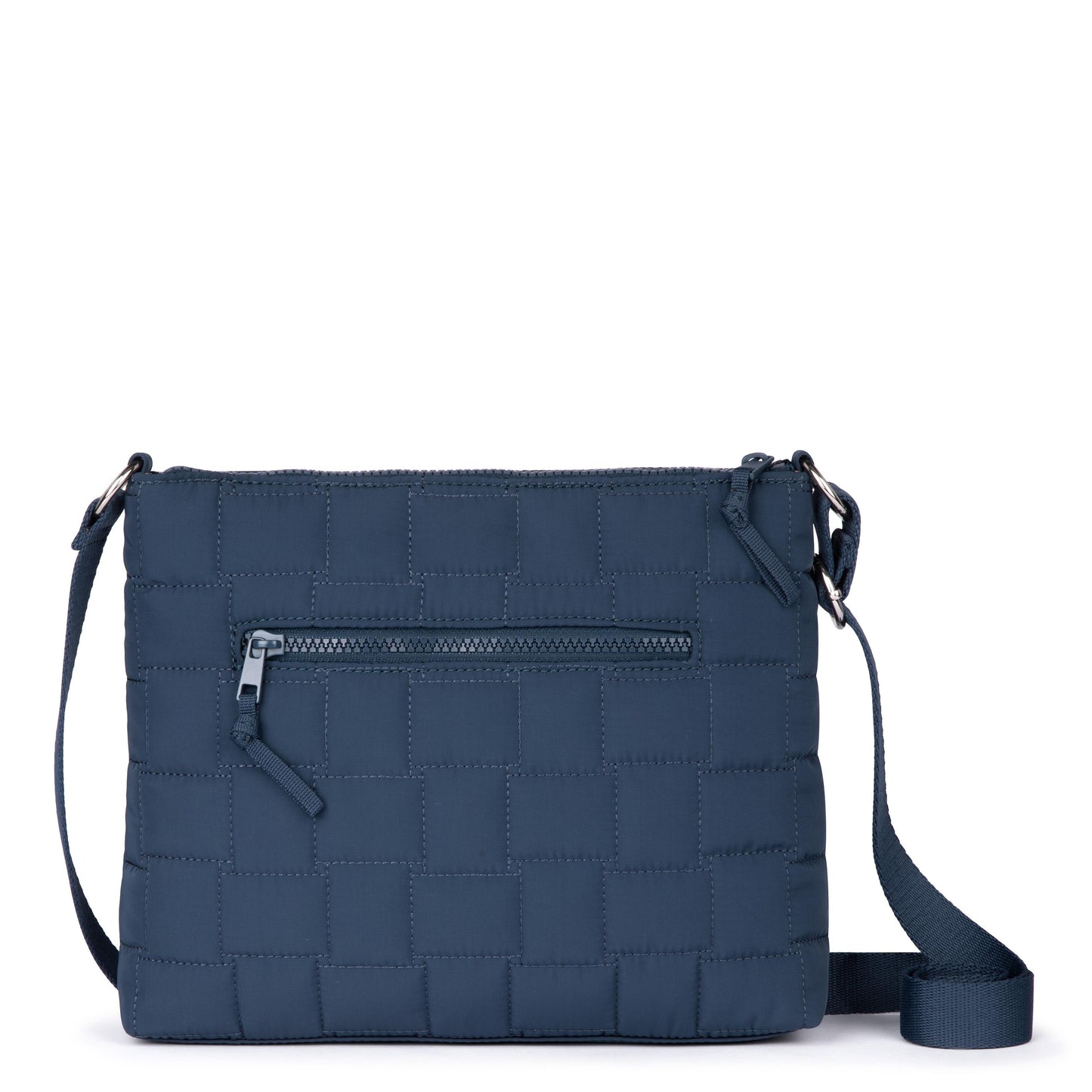 Sakroots Basic Crossbody EcoTwill - Indigo Woven Quilted