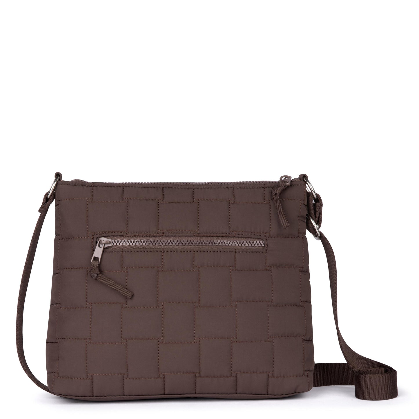 Sakroots Basic Crossbody EcoTwill - Mahogany Woven Quilted