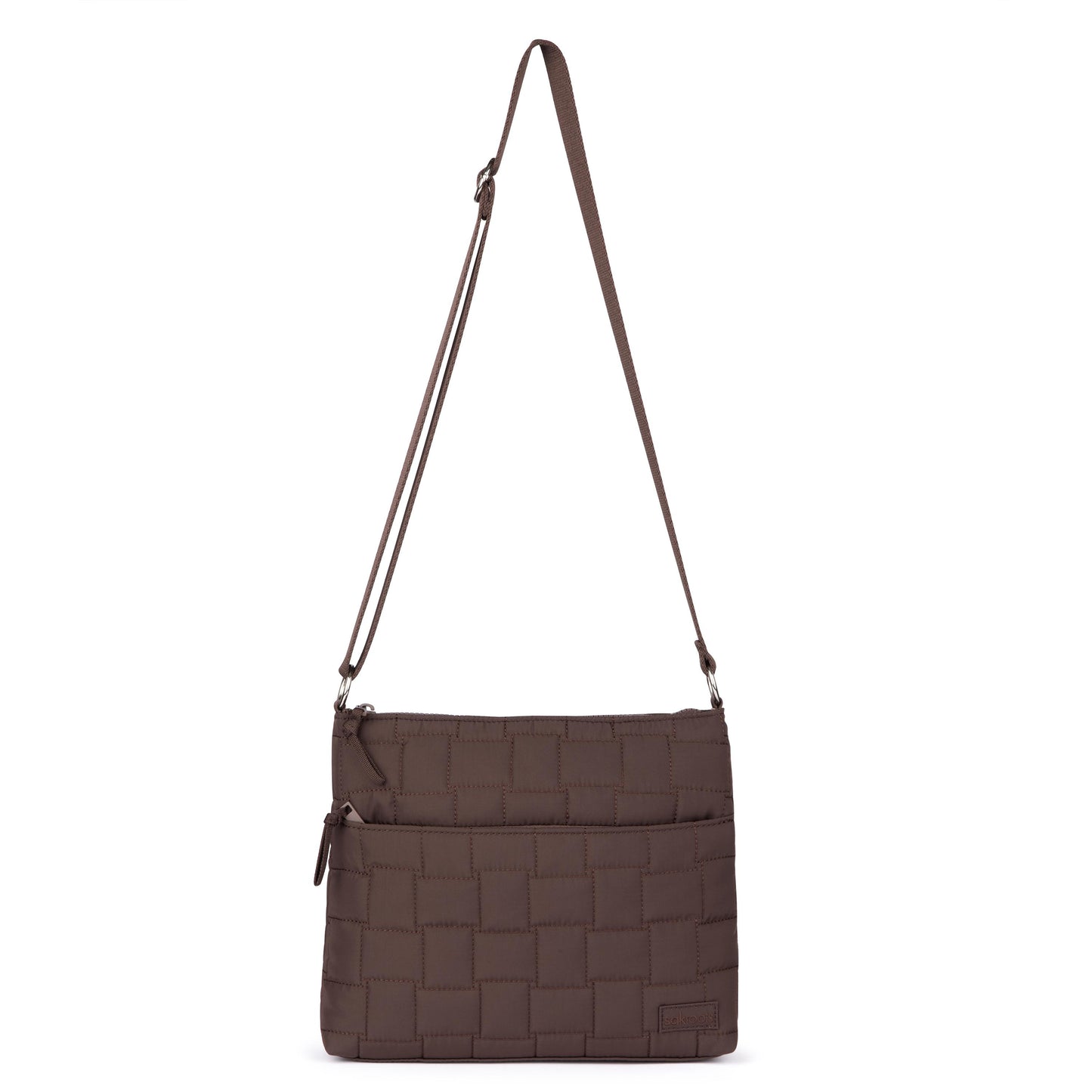 Sakroots Basic Crossbody EcoTwill - Mahogany Woven Quilted