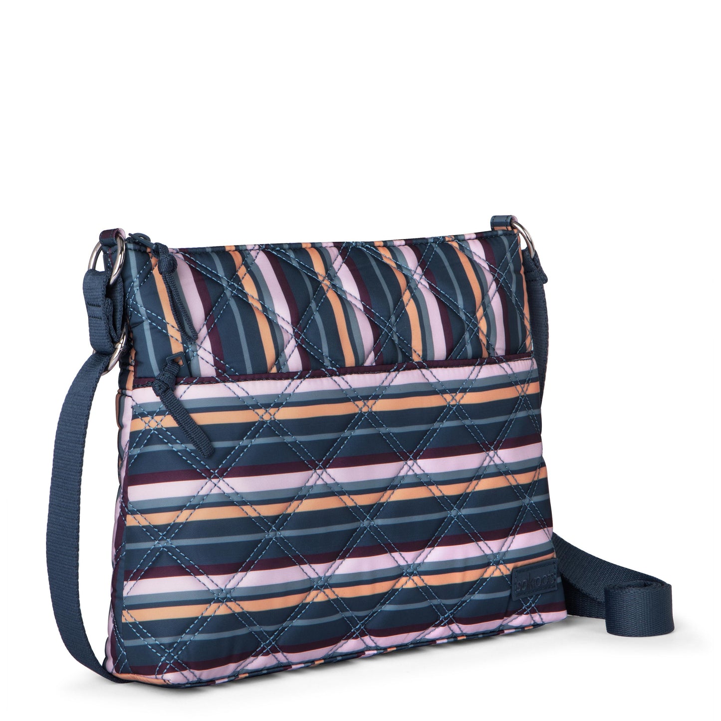 Sakroots Basic Crossbody EcoTwill - Vibrant Multi Diamond Quilted