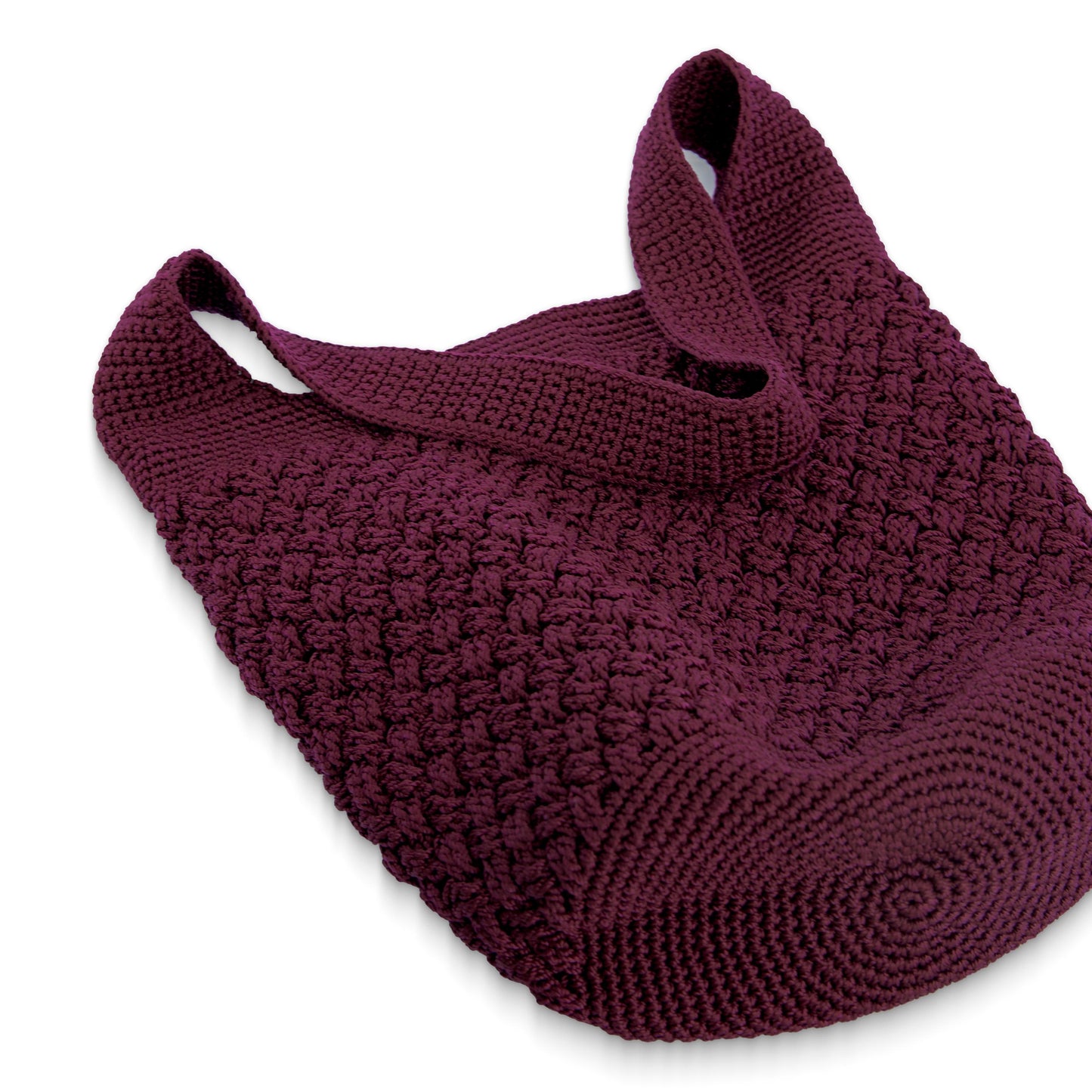 The Sak 120 Original Hobo - Hand Crochet - Black Cherry Cozy