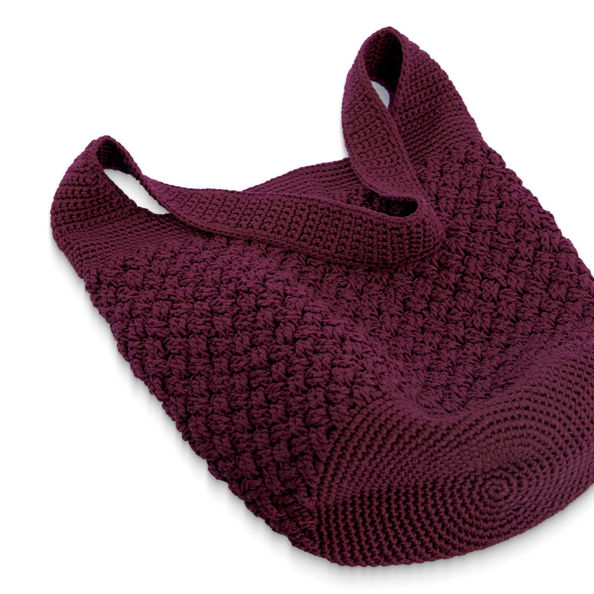 The Sak 120 Original Hobo - Hand Crochet - Black Cherry Cozy